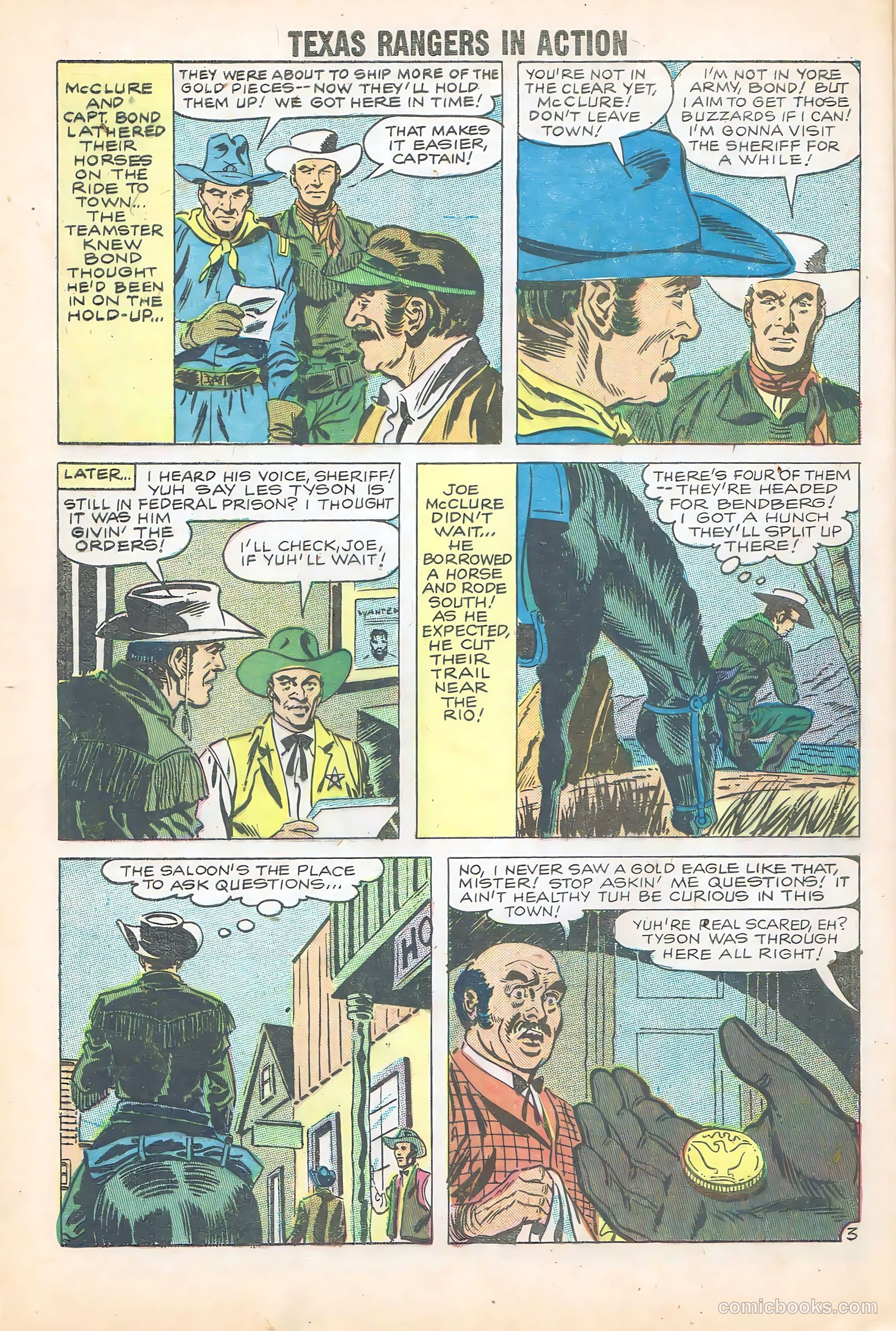 Texas Rangers in Action #15 (1959) — page 27 of 35