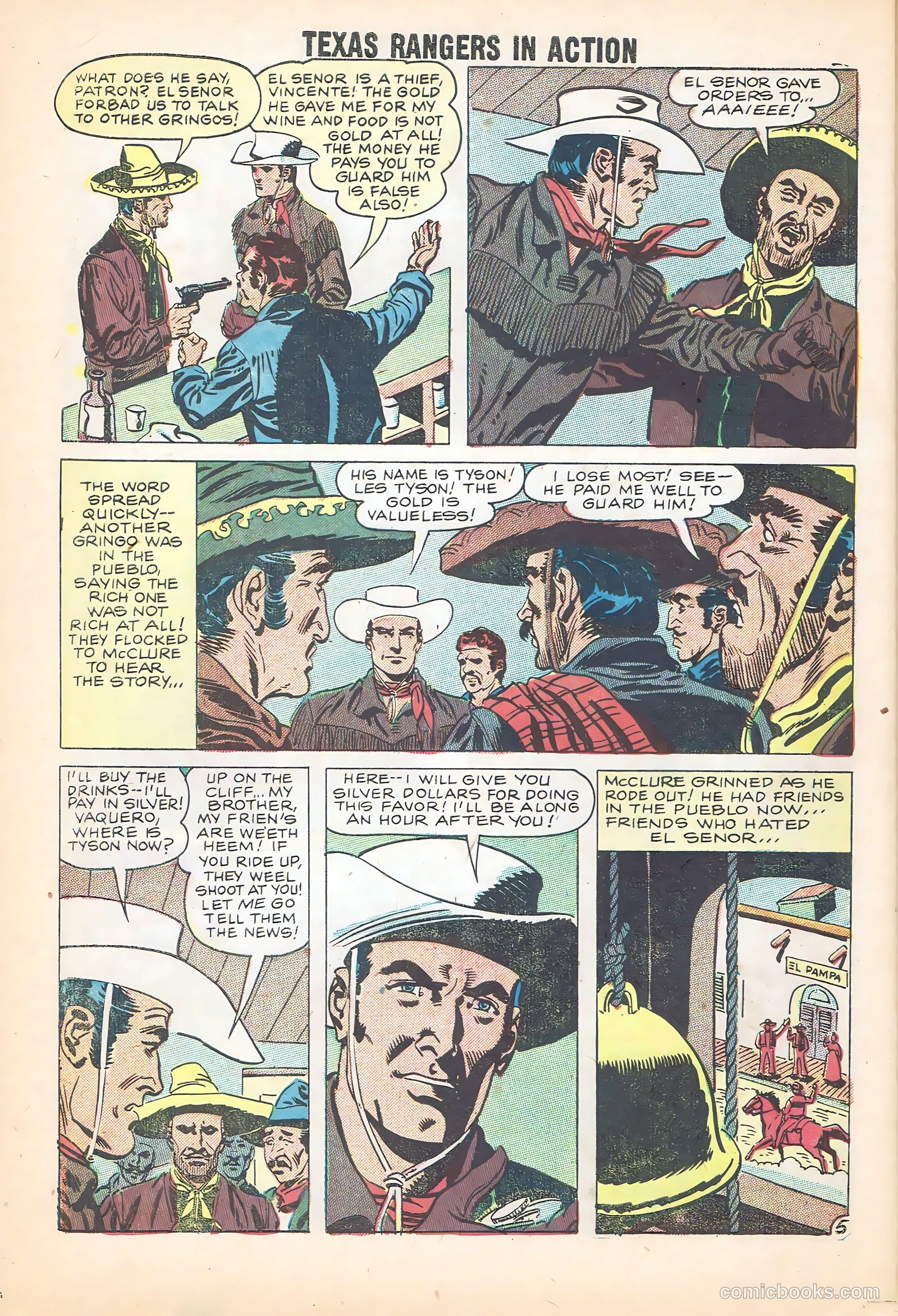 Texas Rangers in Action #15 (1959) — page 29 of 35