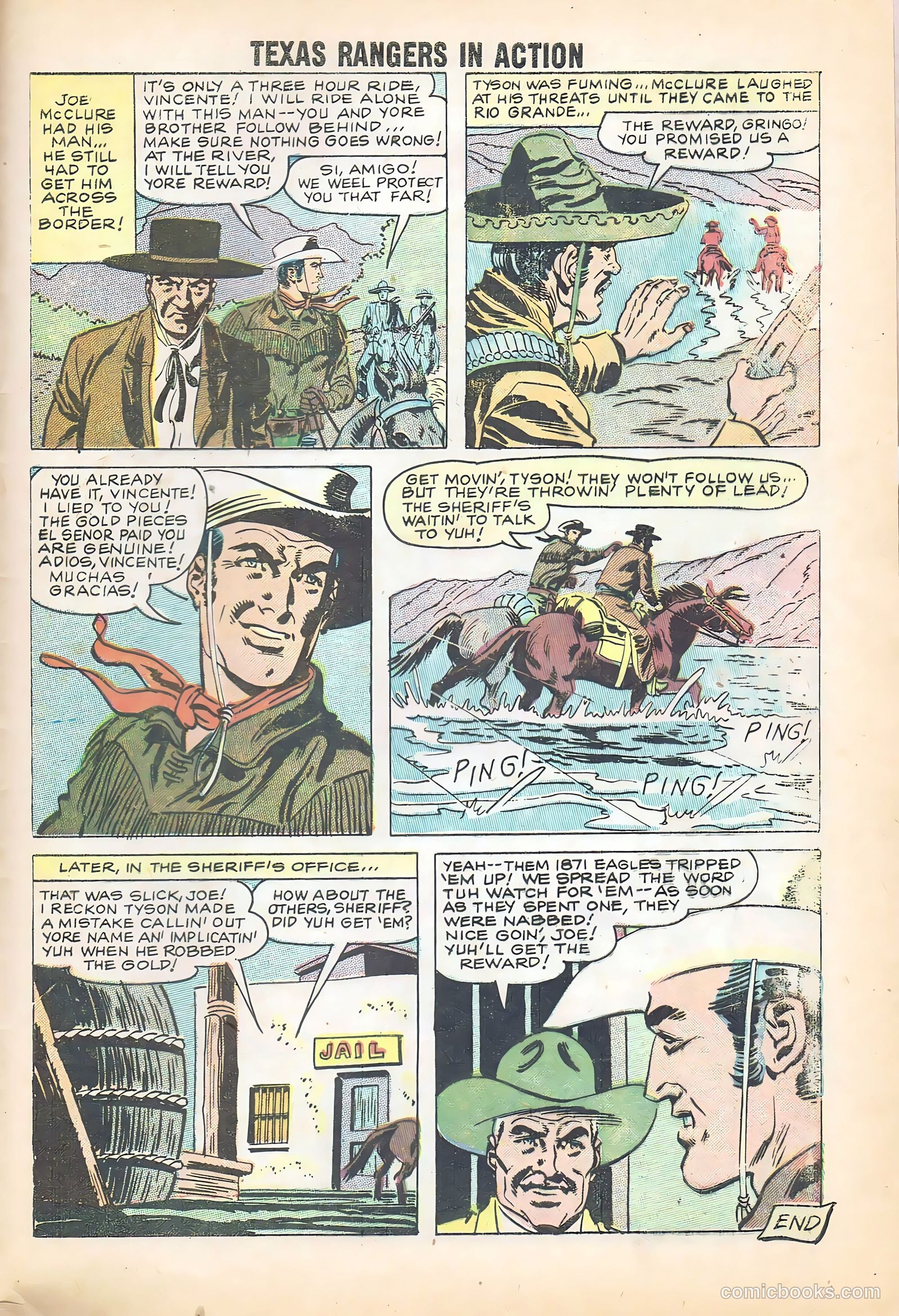 Texas Rangers in Action #15 (1959) — page 32 of 35
