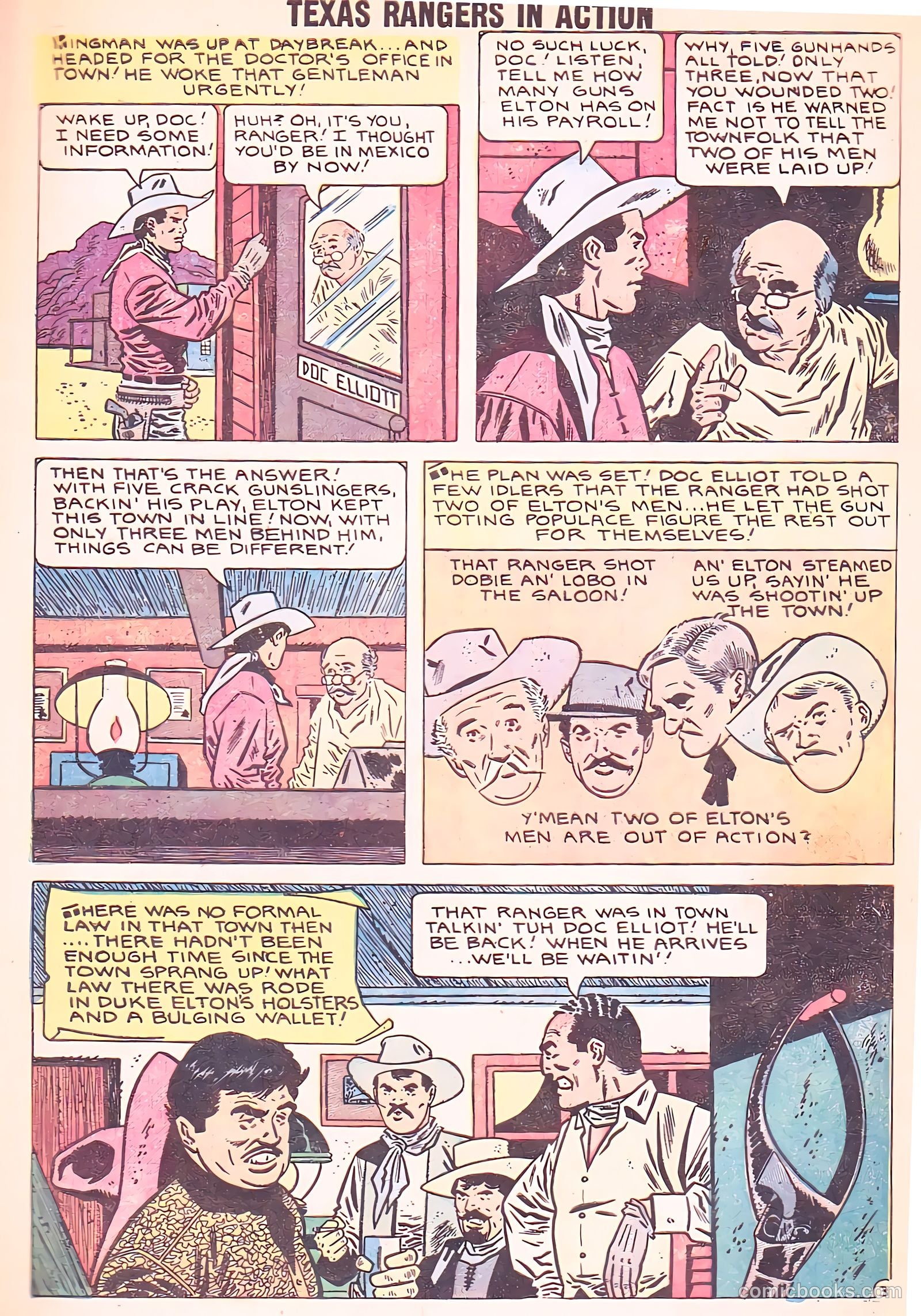 Texas Rangers in Action #16 (1959) — page 5 of 36
