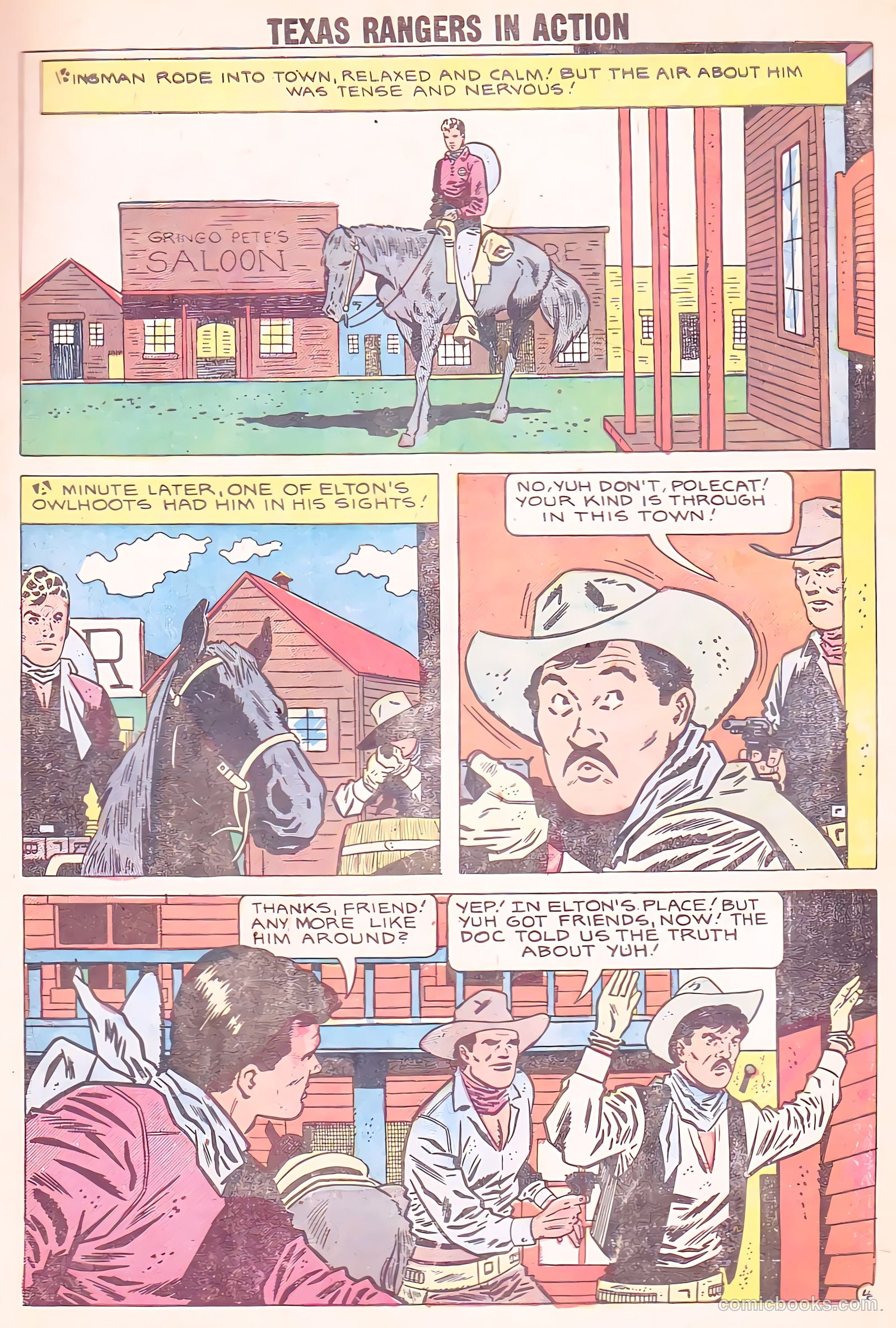 Texas Rangers in Action #16 (1959) — page 7 of 36