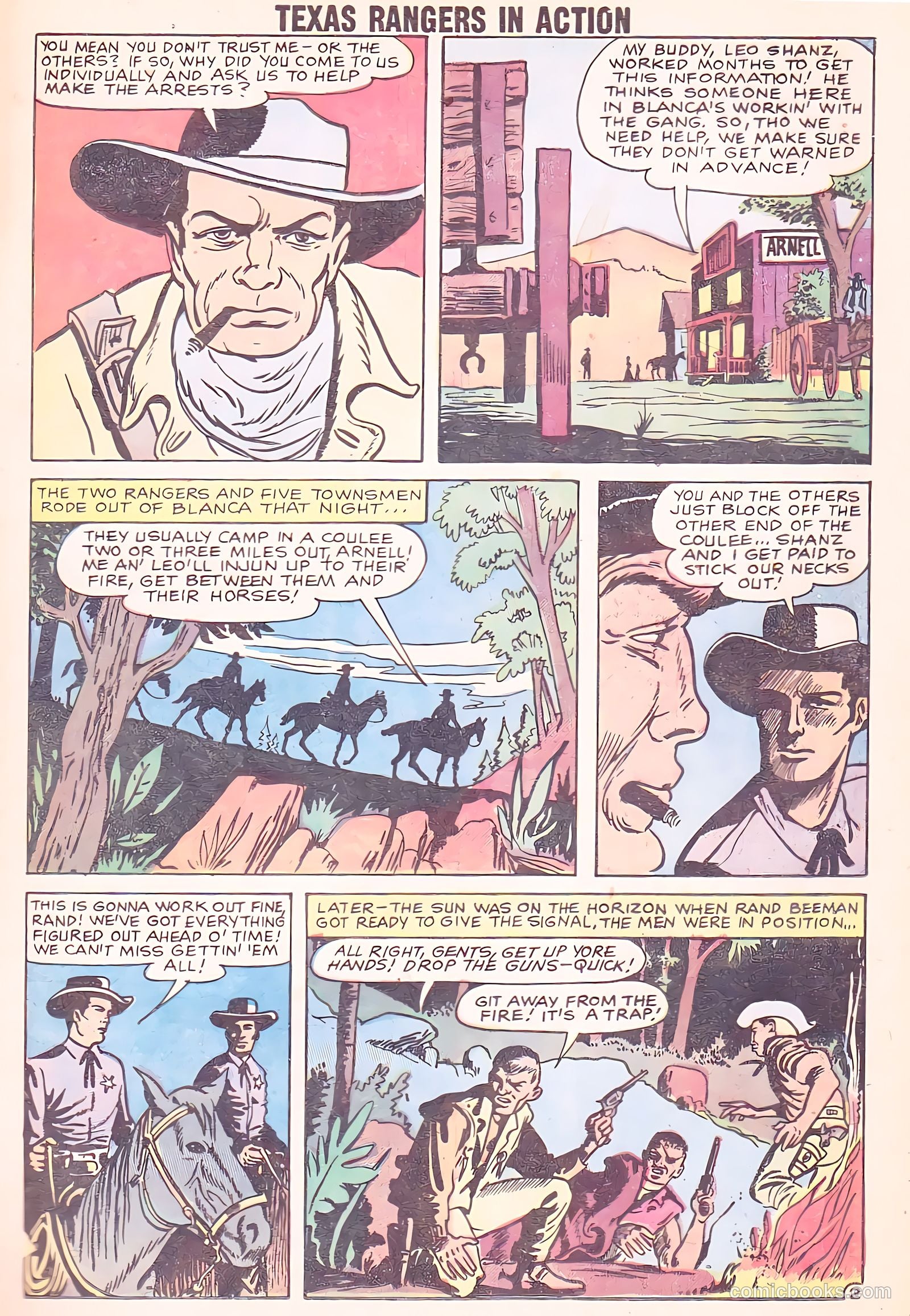 Texas Rangers in Action #16 (1959) — page 13 of 36