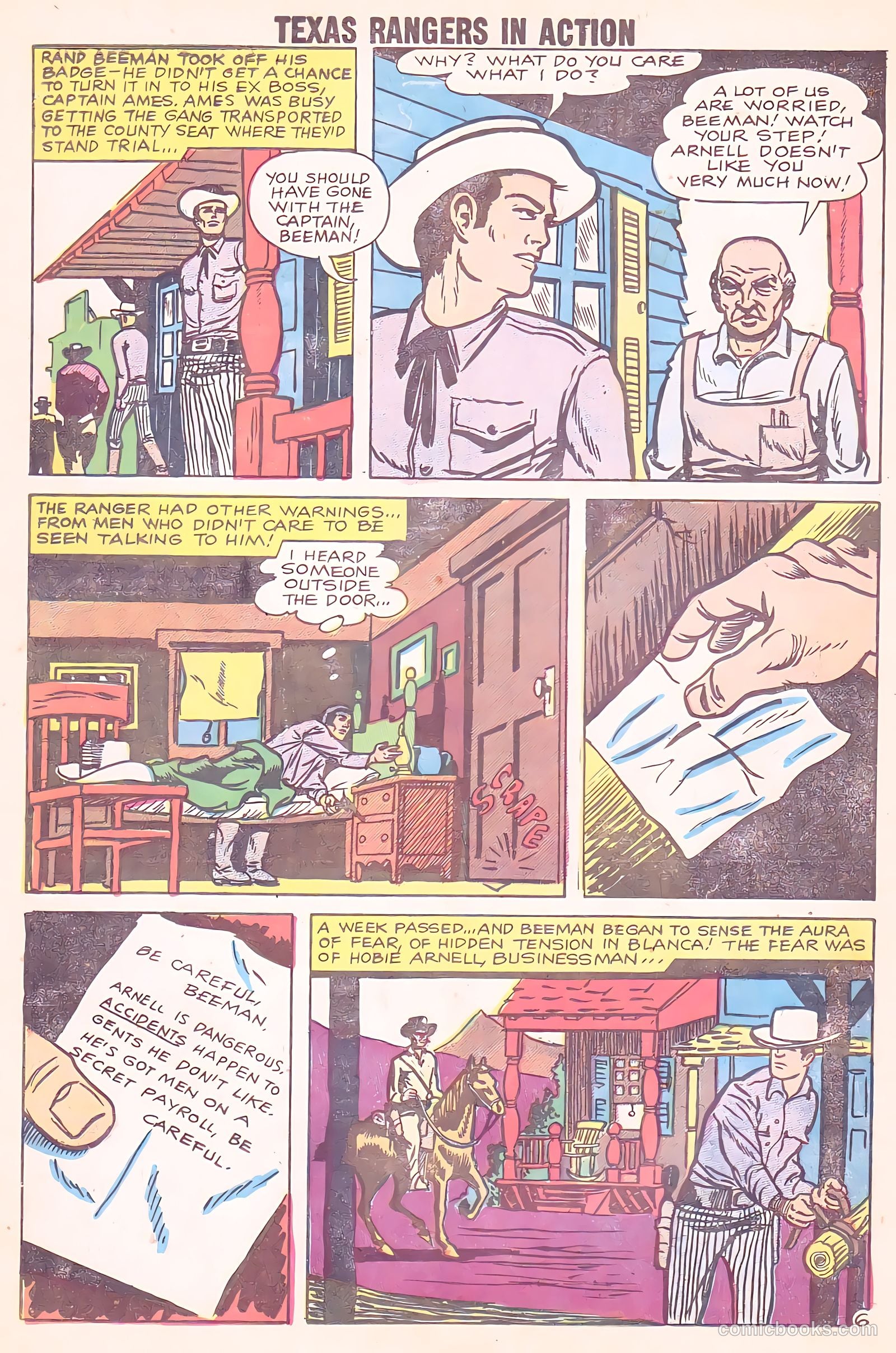 Texas Rangers in Action #16 (1959) — page 18 of 36