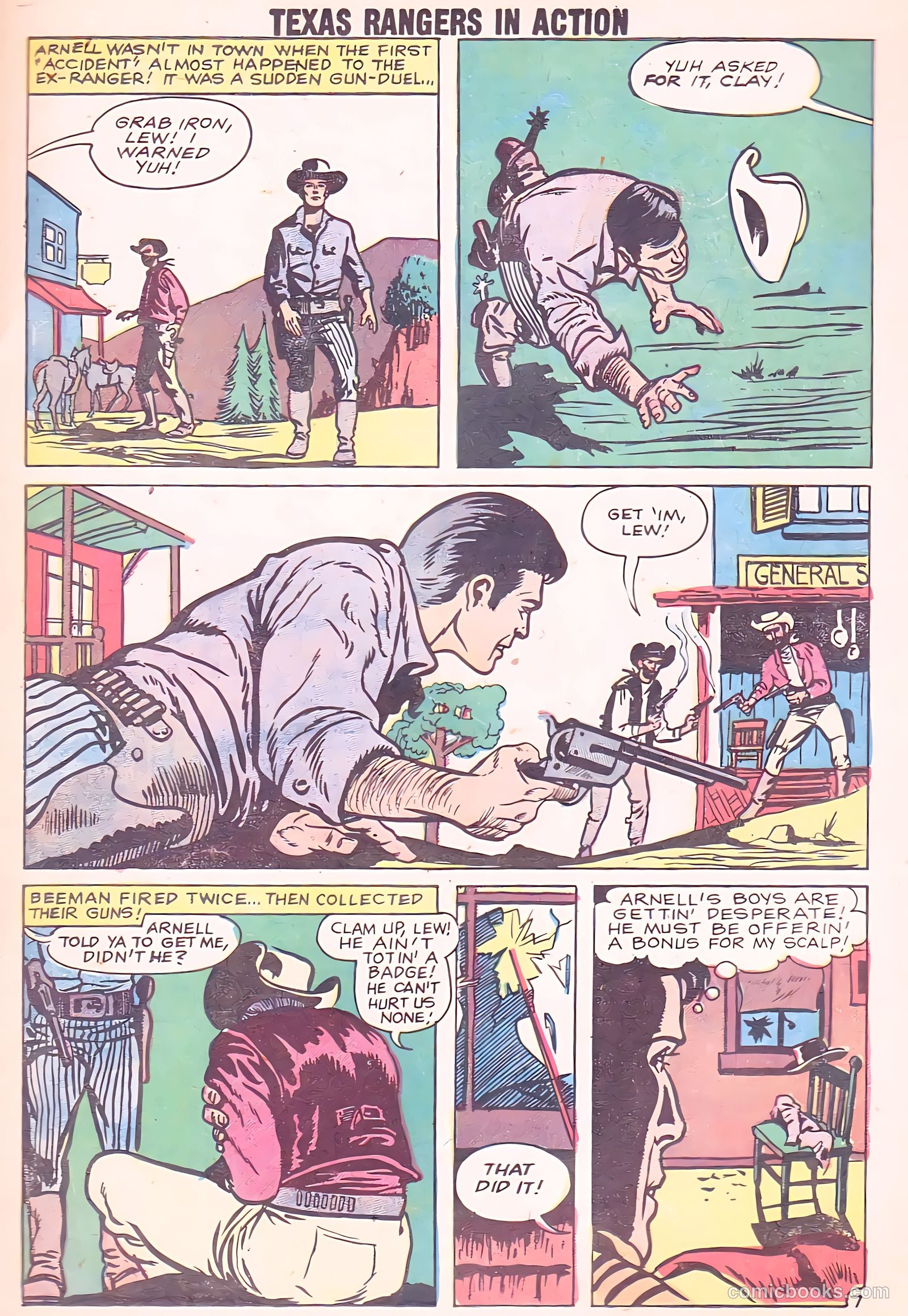 Texas Rangers in Action #16 (1959) — page 19 of 36