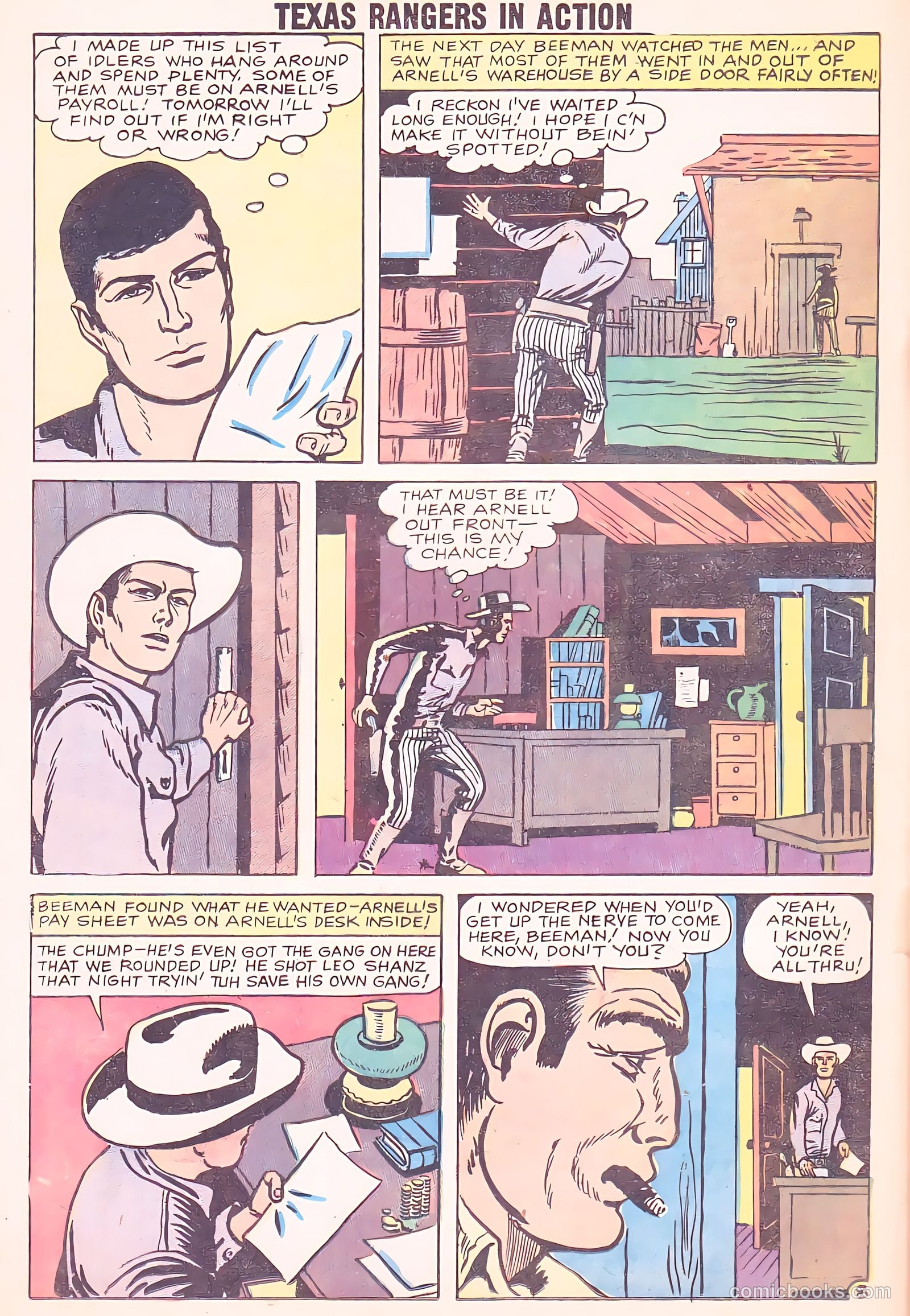 Texas Rangers in Action #16 (1959) — page 20 of 36