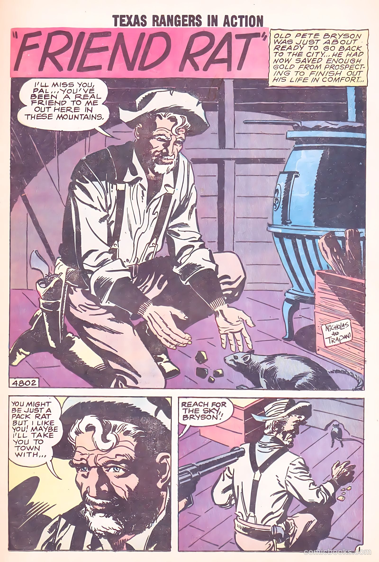 Texas Rangers in Action #16 (1959) — page 25 of 36