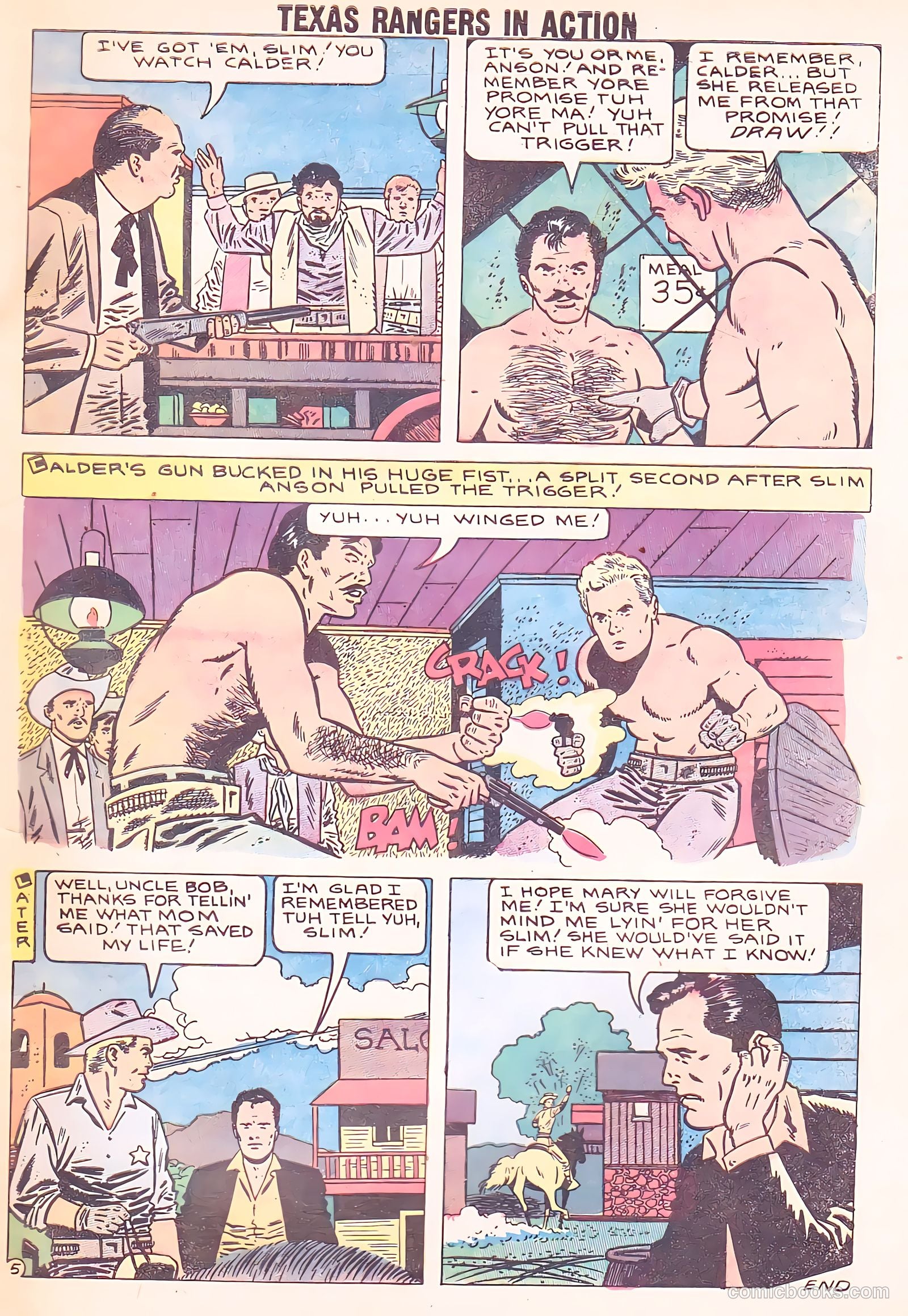 Texas Rangers in Action #16 (1959) — page 33 of 36