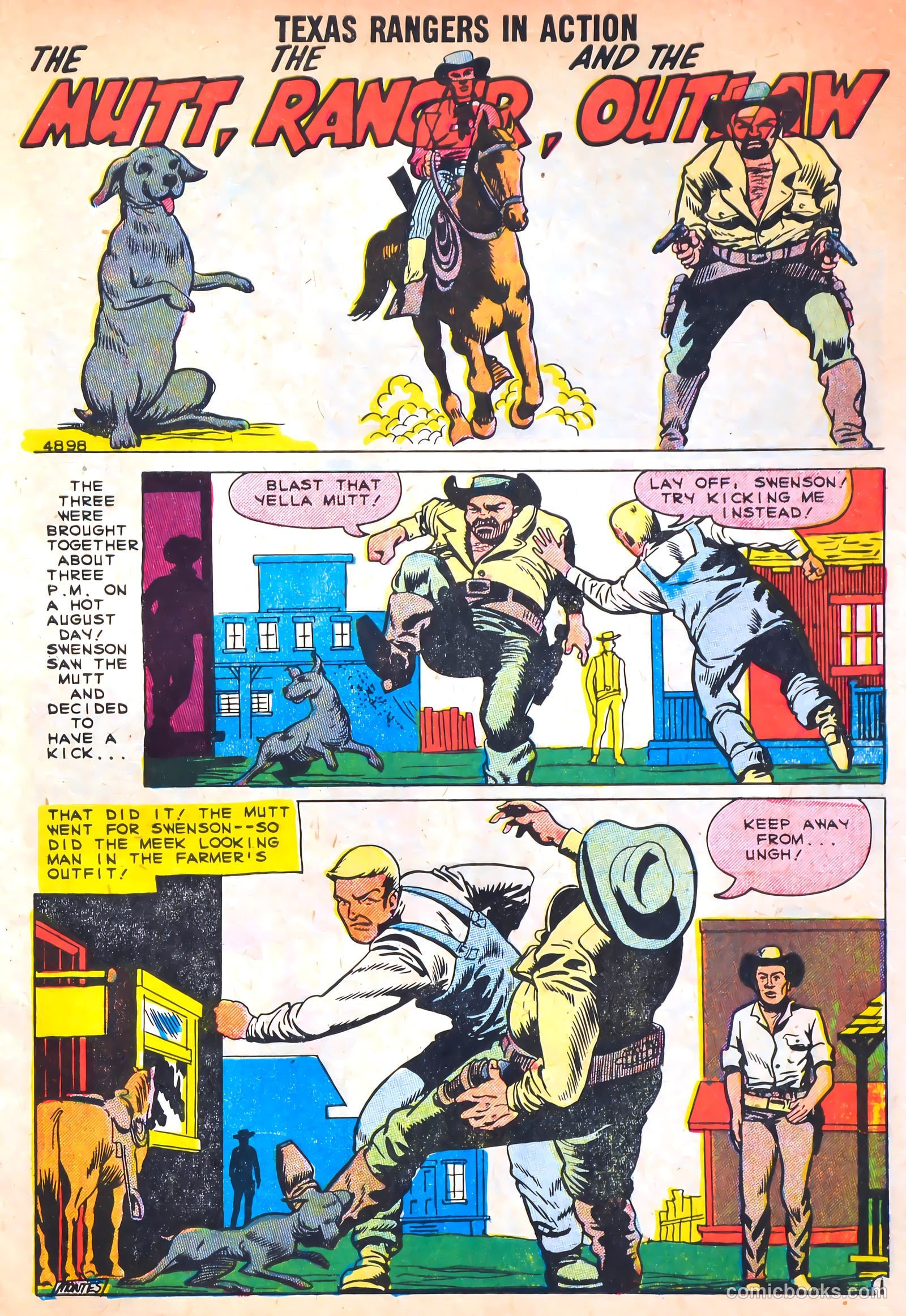 Texas Rangers in Action #17 (1959) — page 3 of 35
