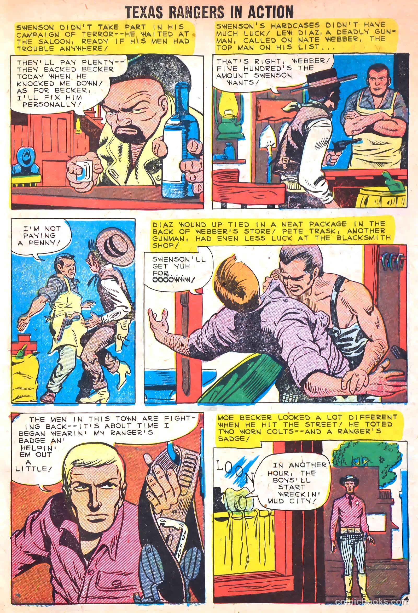 Texas Rangers in Action #17 (1959) — page 7 of 35