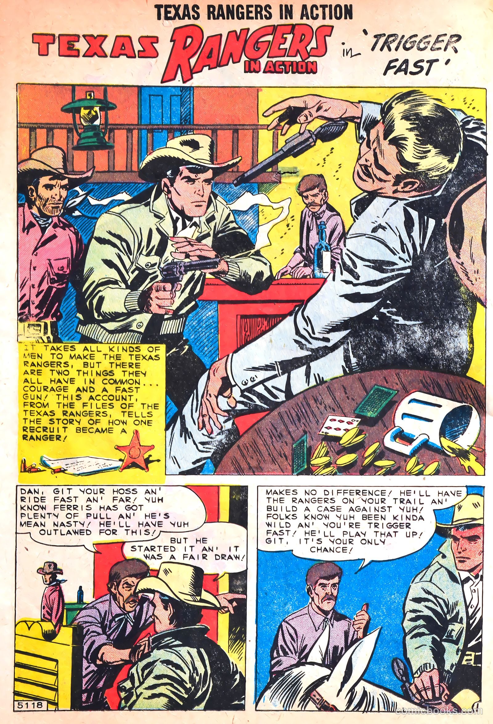 Texas Rangers in Action #17 (1959) — page 12 of 35