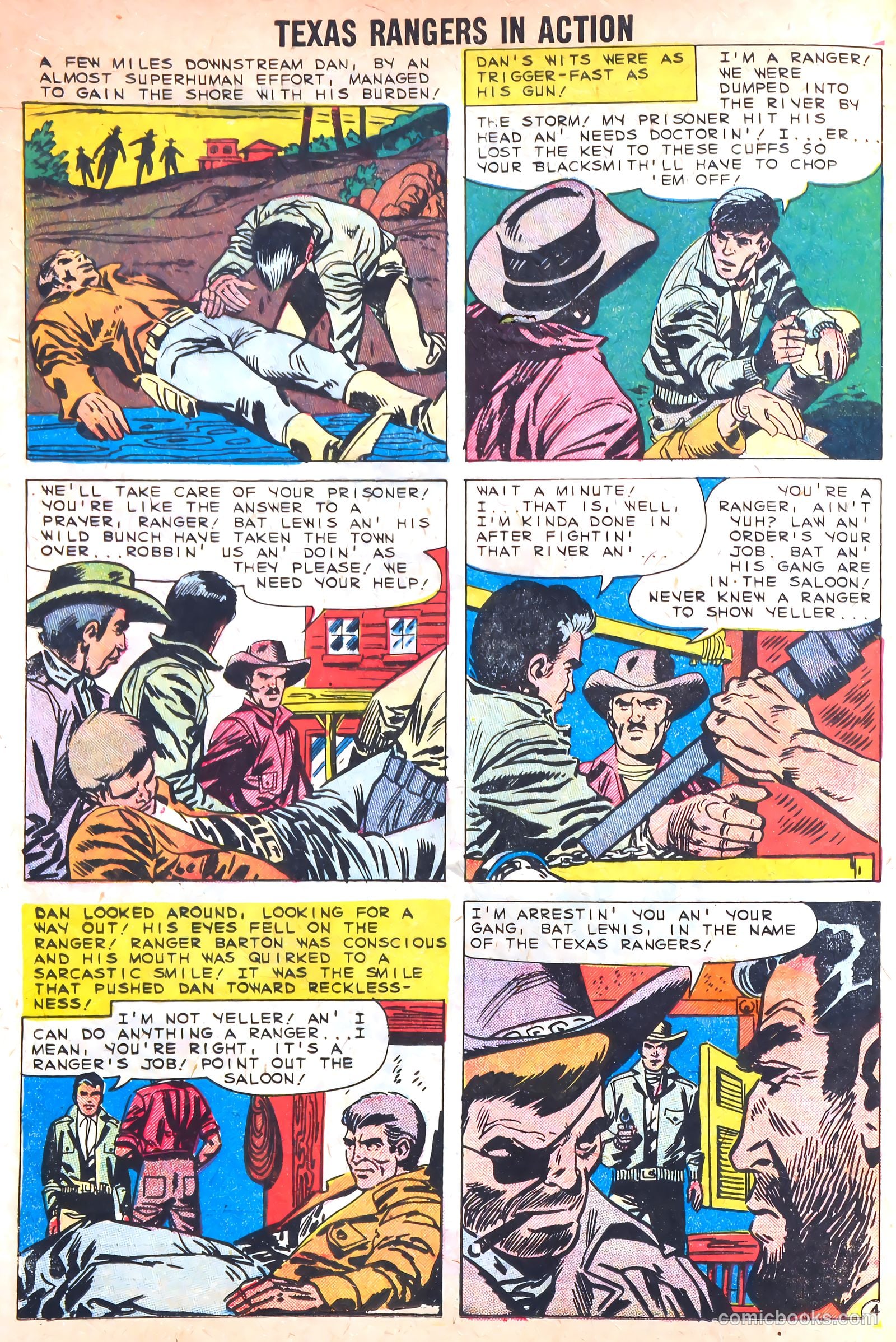 Texas Rangers in Action #17 (1959) — page 16 of 35