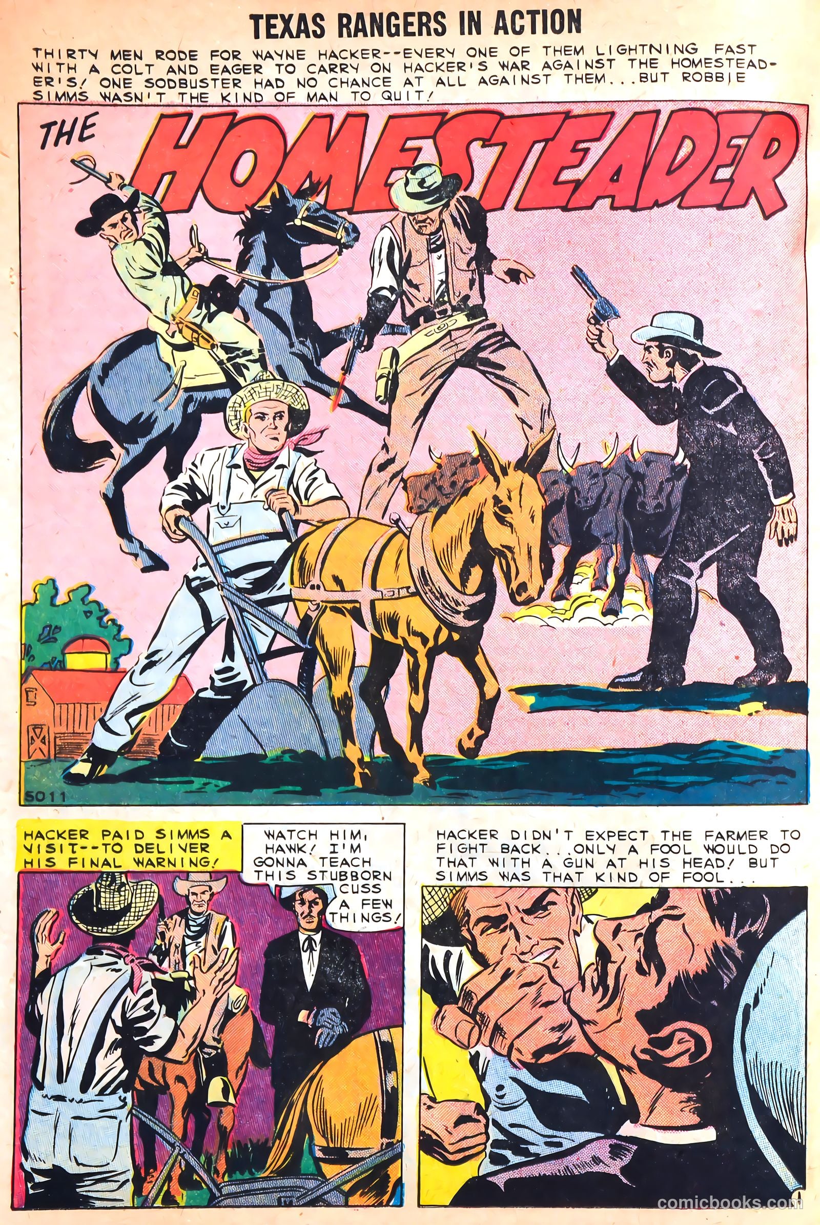Texas Rangers in Action #17 (1959) — page 19 of 35