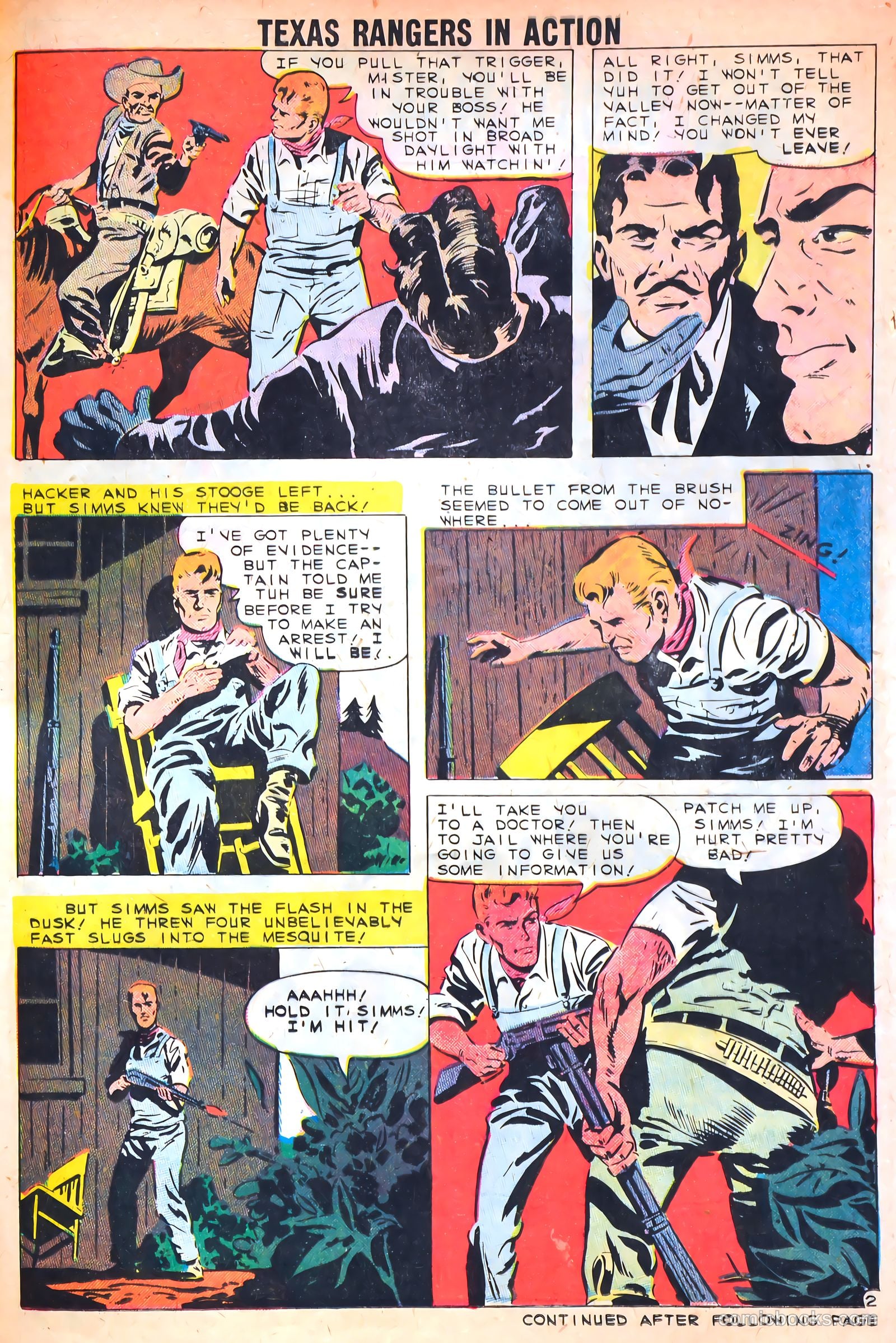 Texas Rangers in Action #17 (1959) — page 20 of 35