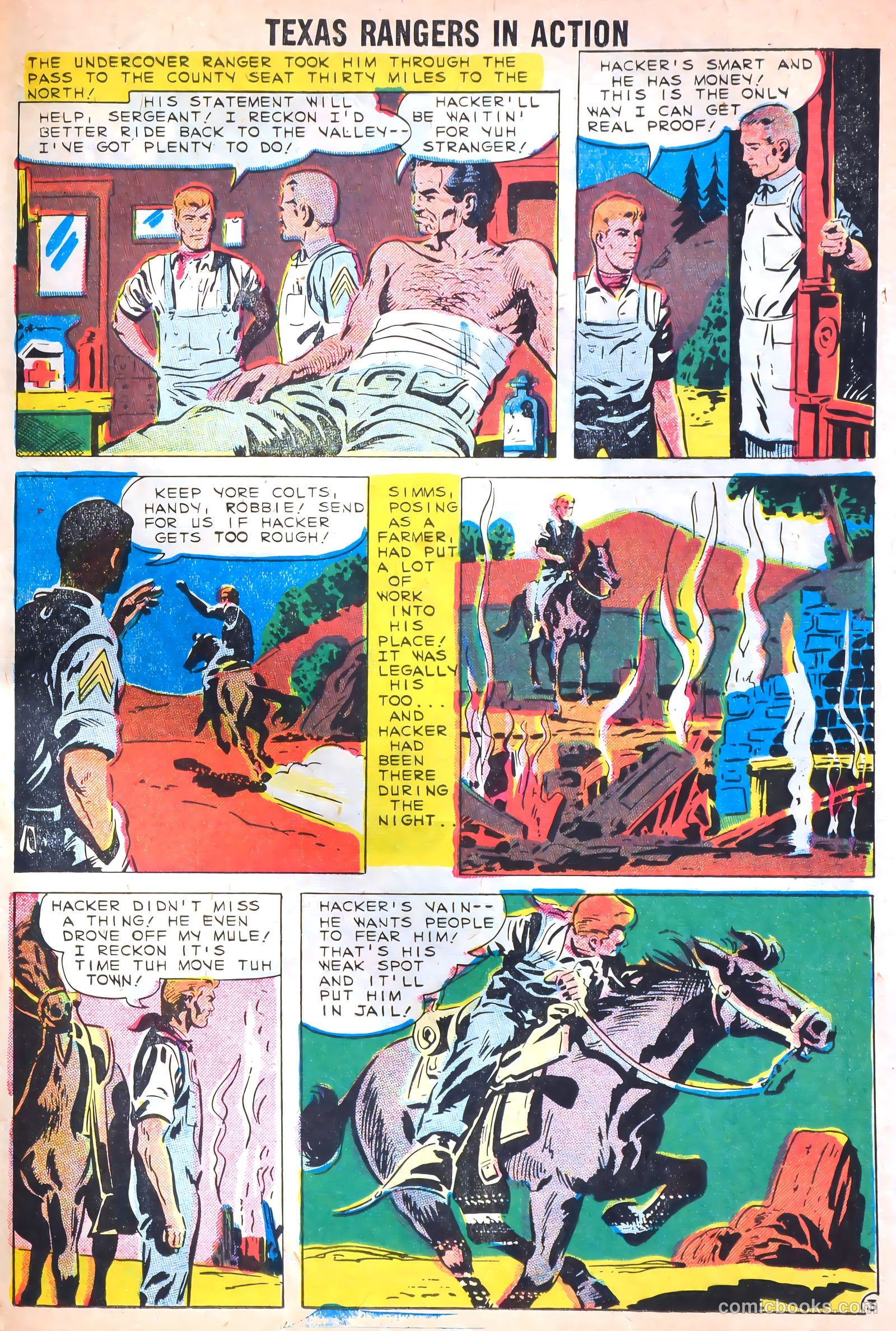 Texas Rangers in Action #17 (1959) — page 22 of 35