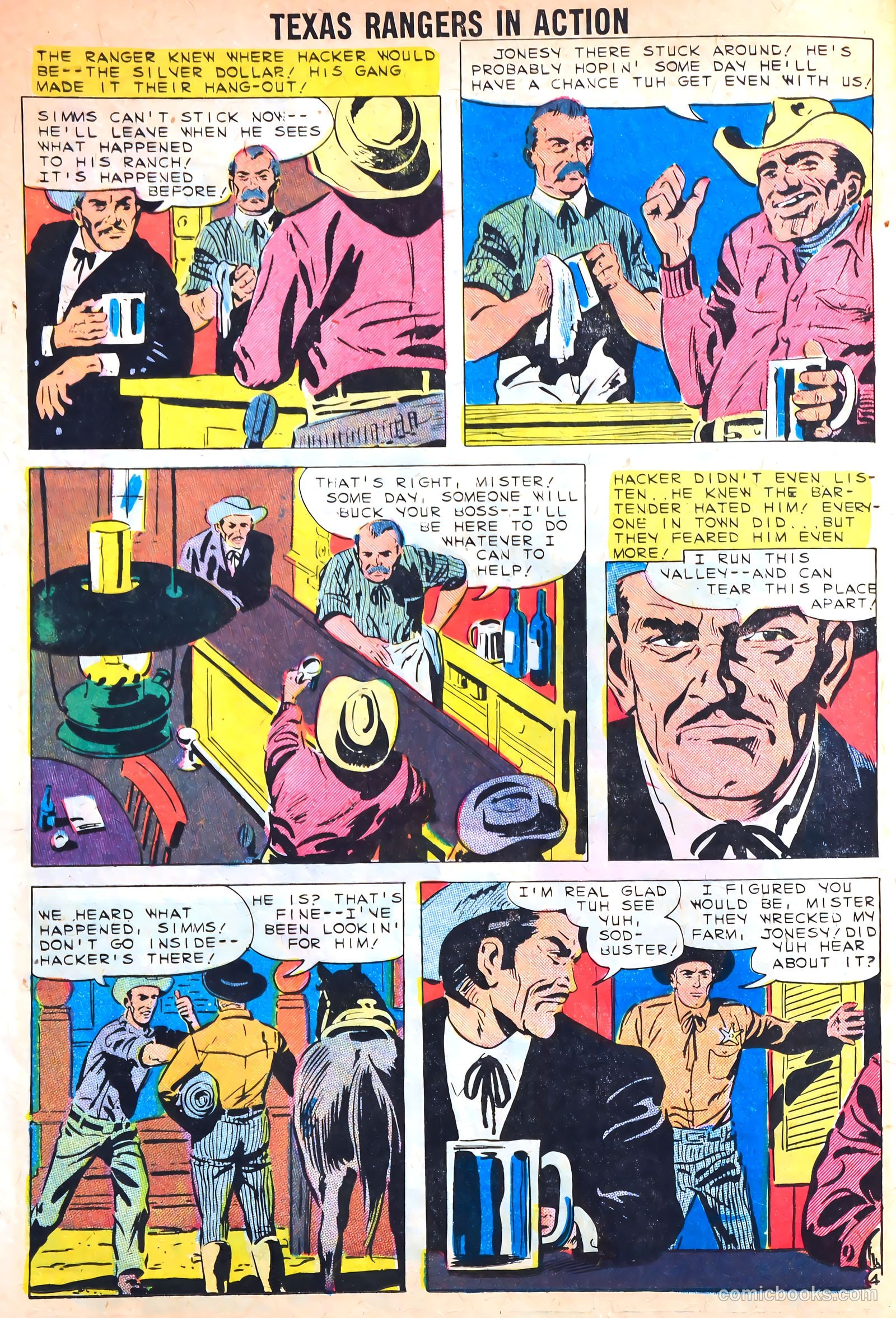 Texas Rangers in Action #17 (1959) — page 23 of 35