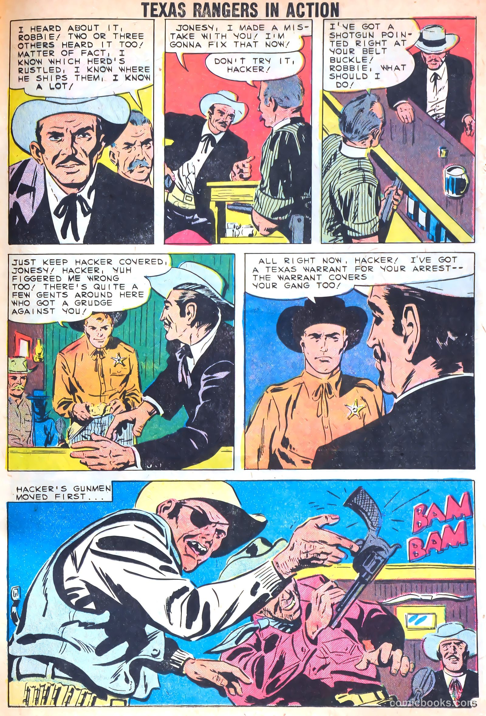 Texas Rangers in Action #17 (1959) — page 24 of 35