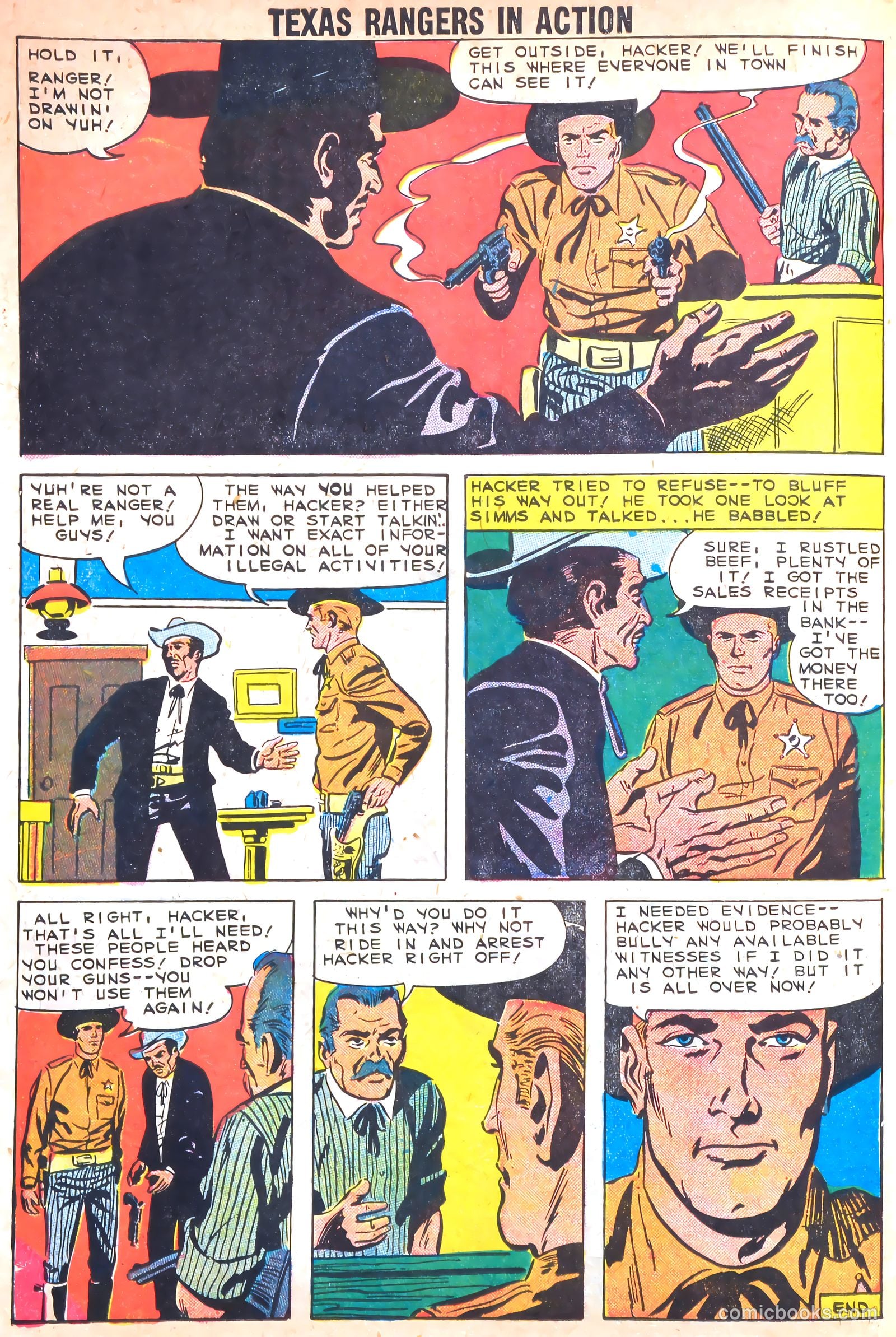 Texas Rangers in Action #17 (1959) — page 25 of 35