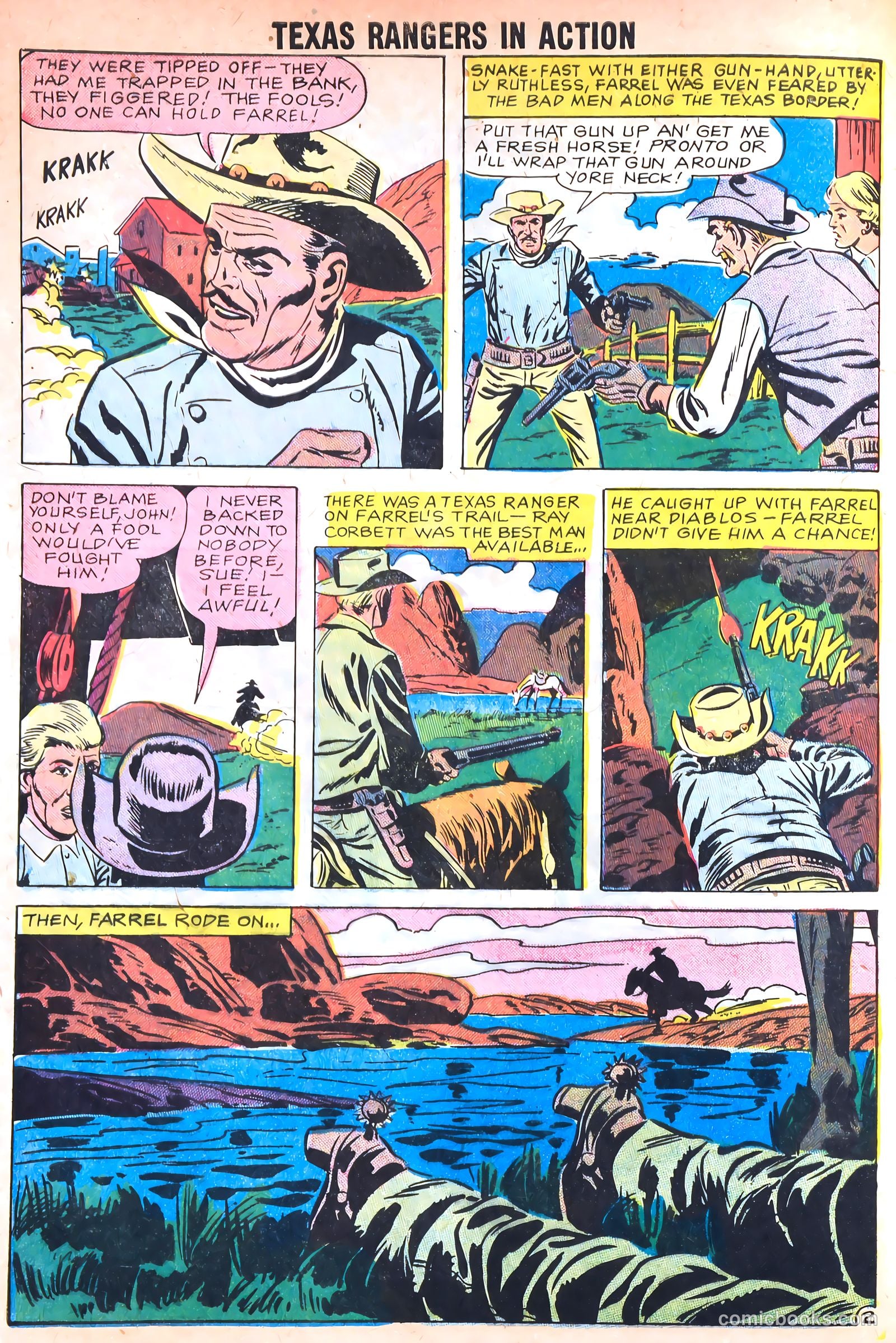 Texas Rangers in Action #17 (1959) — page 27 of 35
