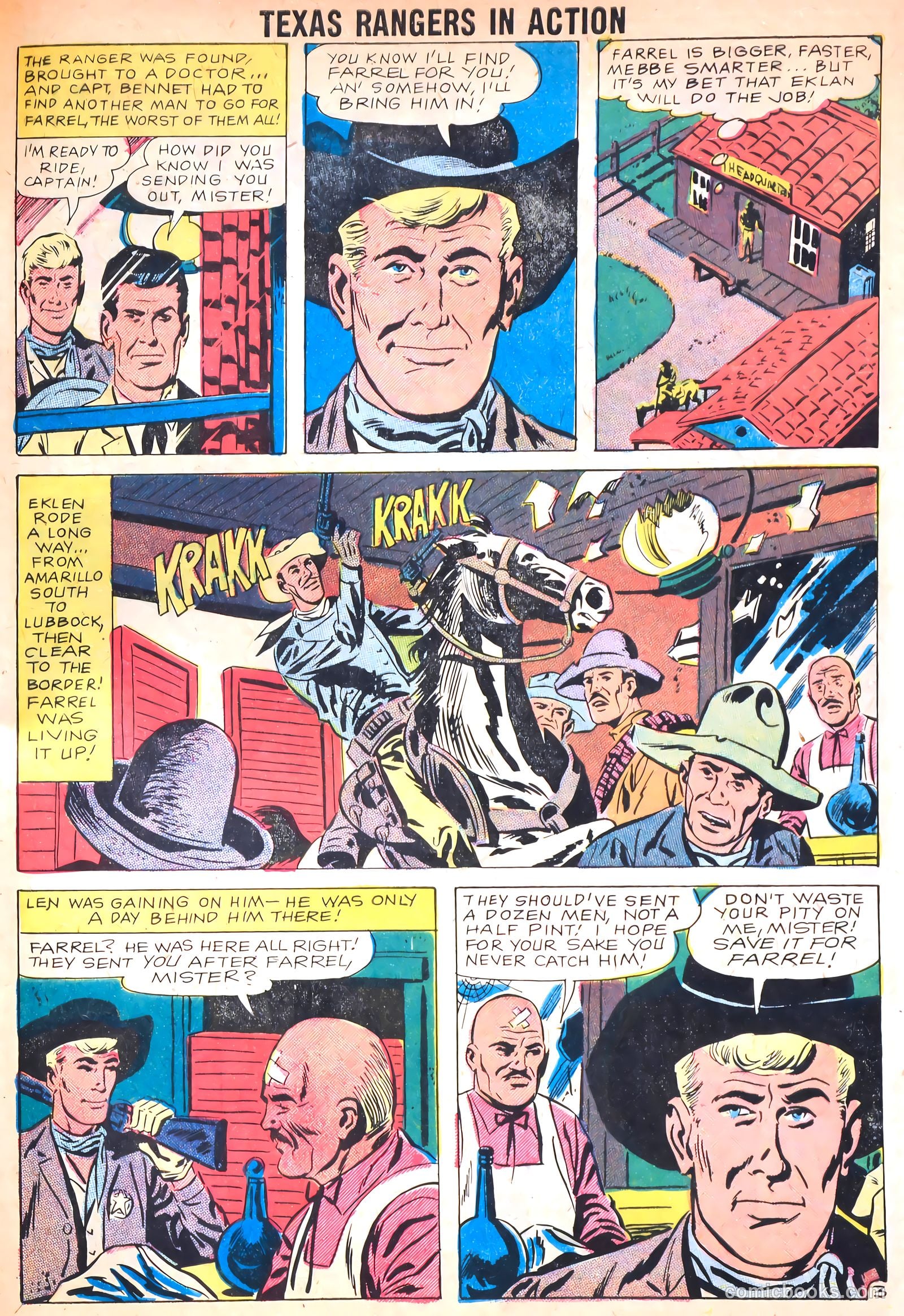 Texas Rangers in Action #17 (1959) — page 28 of 35