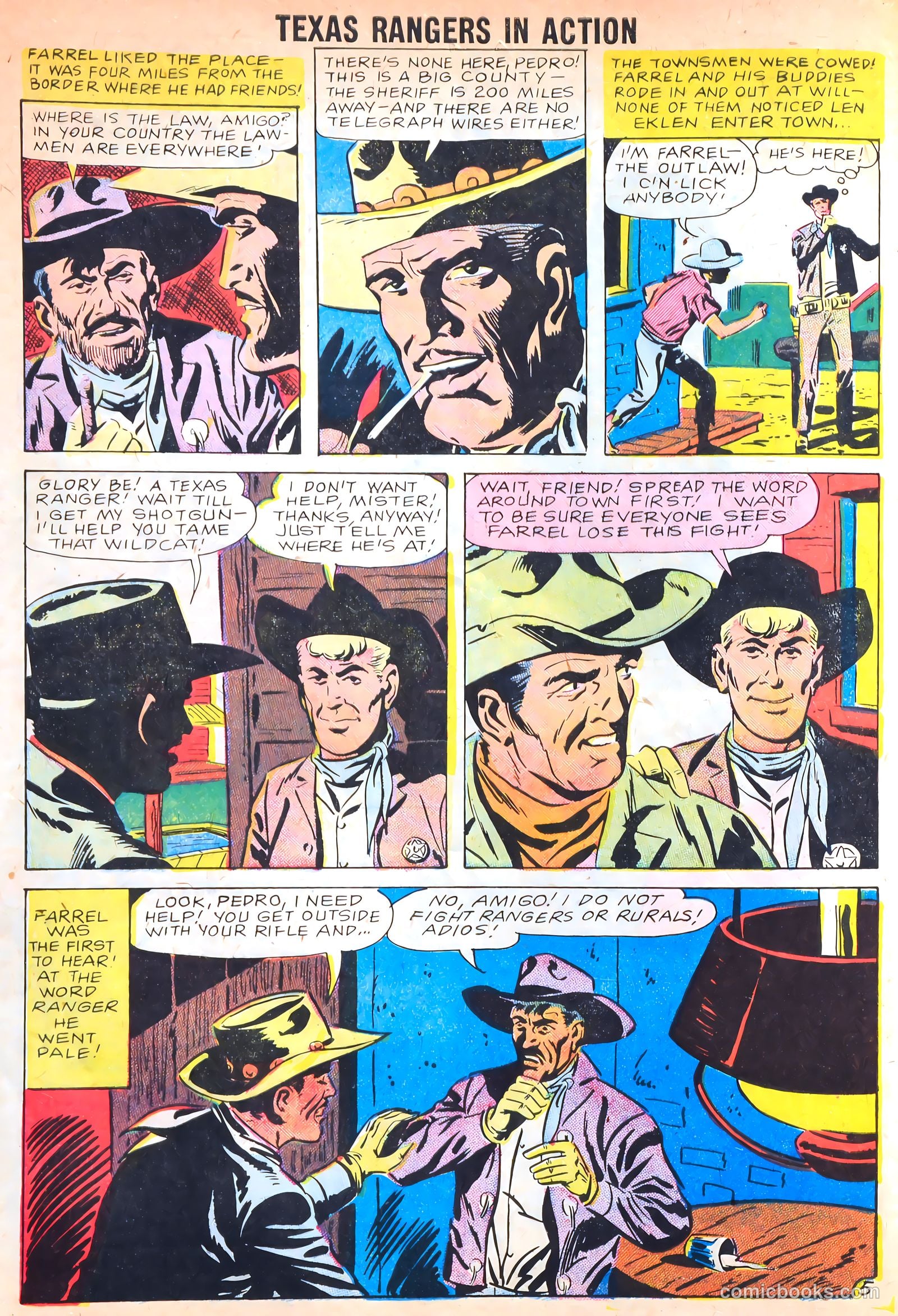 Texas Rangers in Action #17 (1959) — page 31 of 35