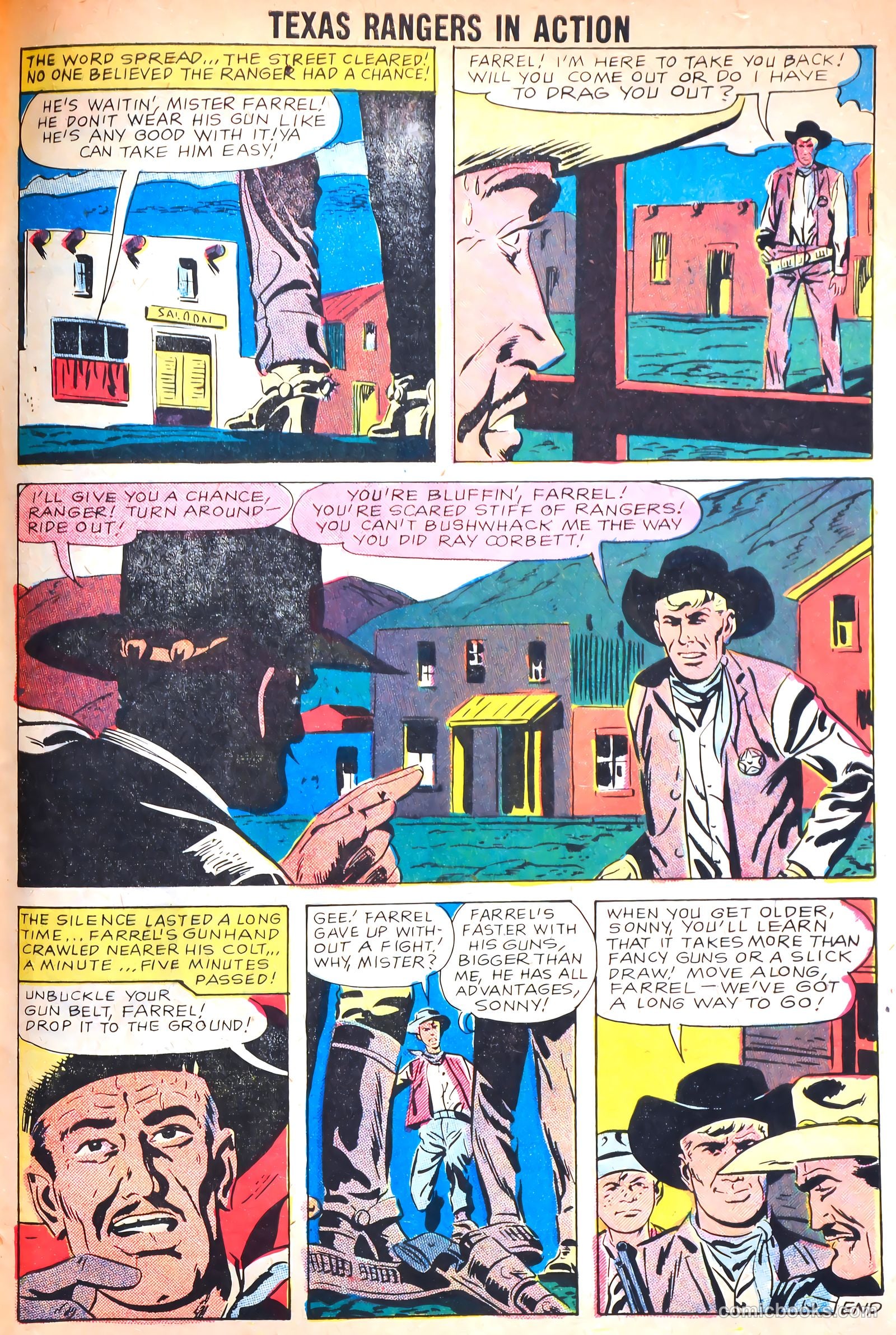 Texas Rangers in Action #17 (1959) — page 32 of 35