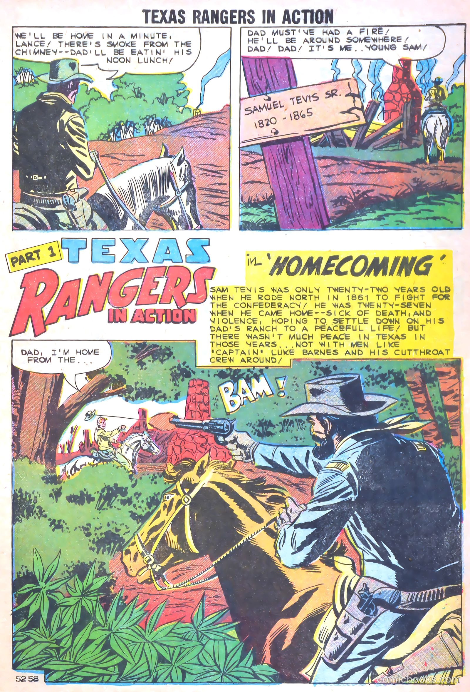 Texas Rangers in Action #18 (1959) — page 3 of 35