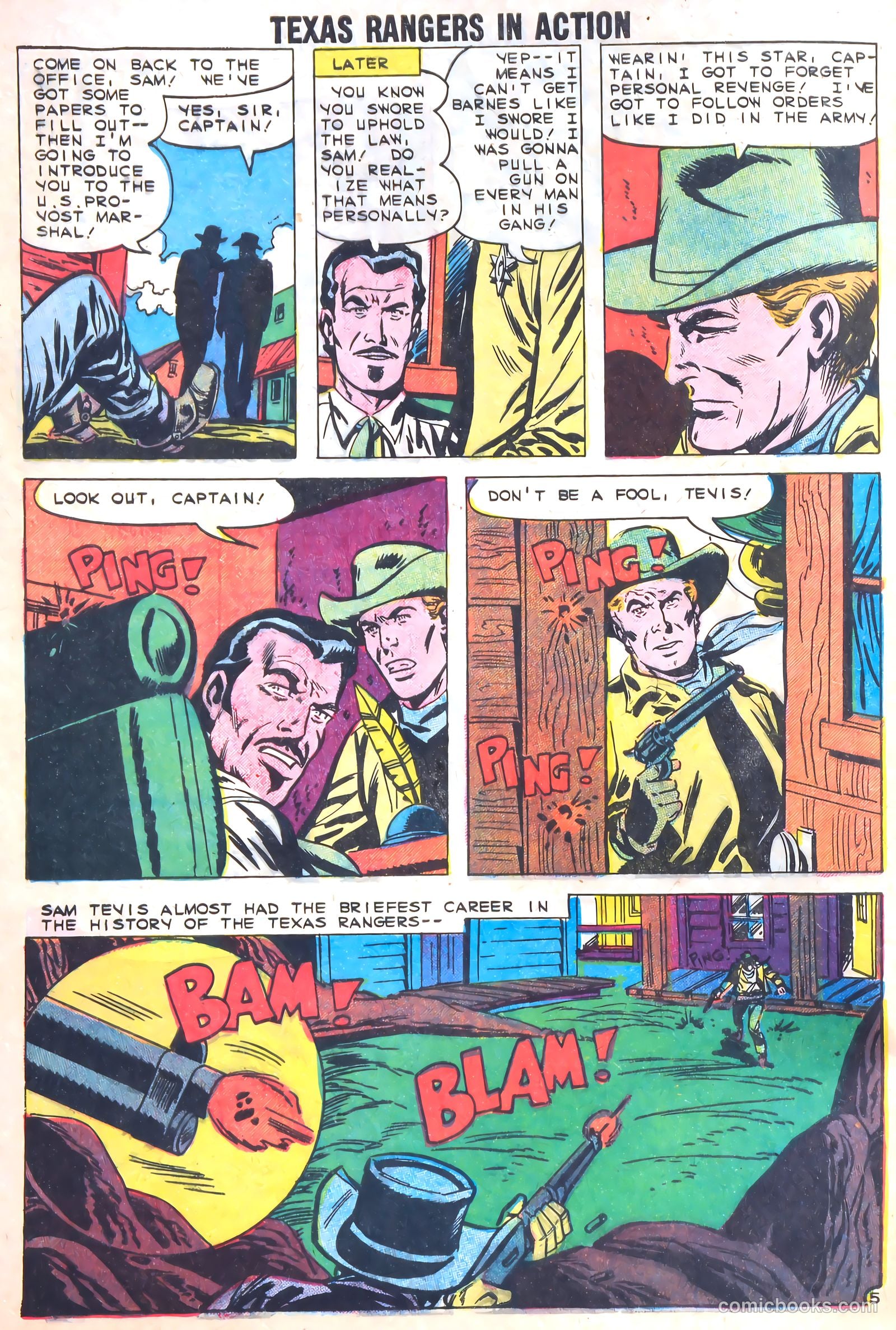 Texas Rangers in Action #18 (1959) — page 8 of 35