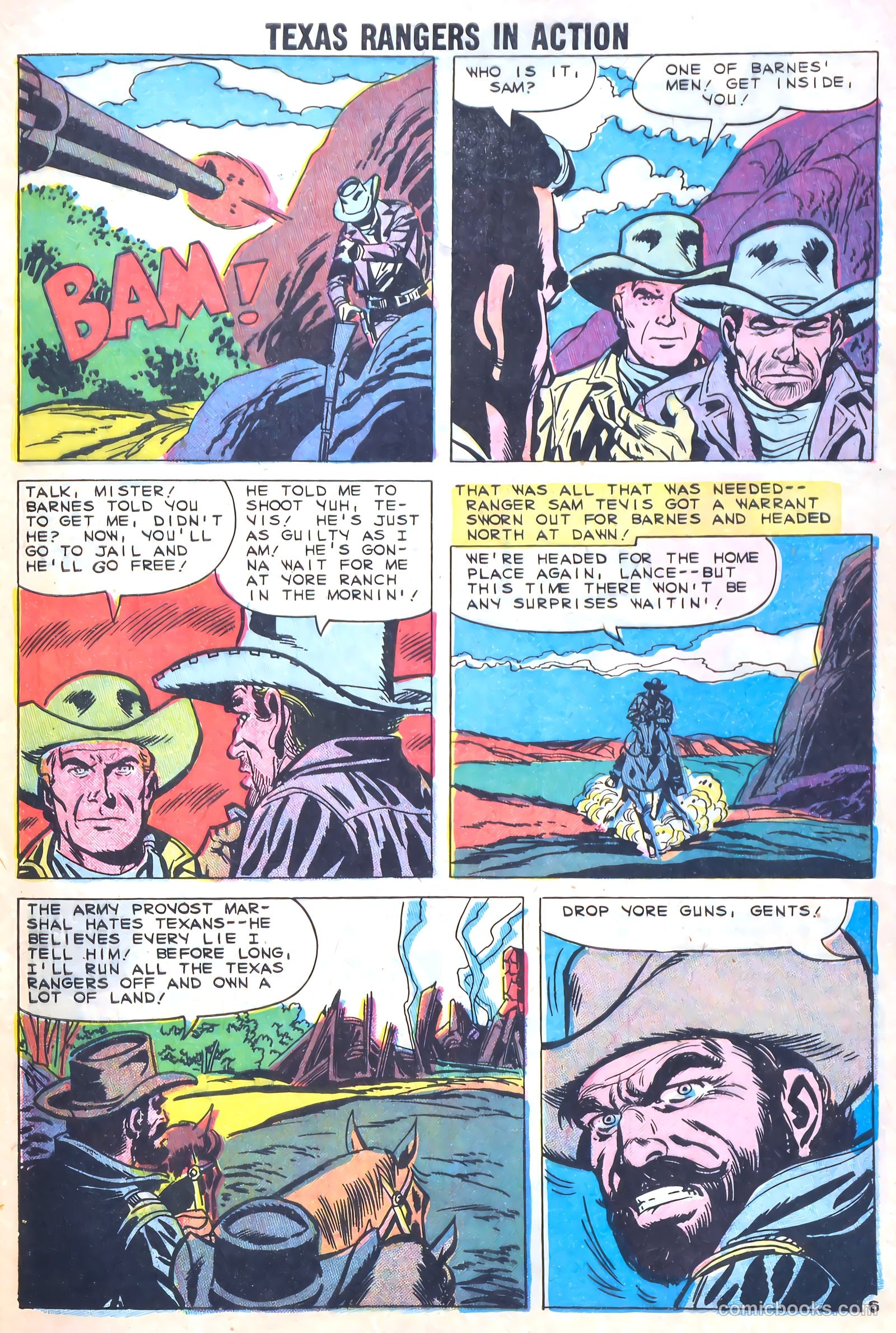Texas Rangers in Action #18 (1959) — page 9 of 35