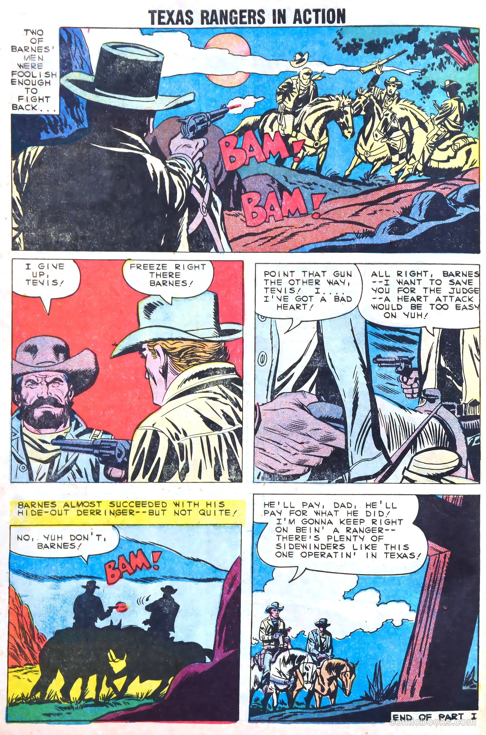 Texas Rangers in Action #18 (1959) — page 10 of 35