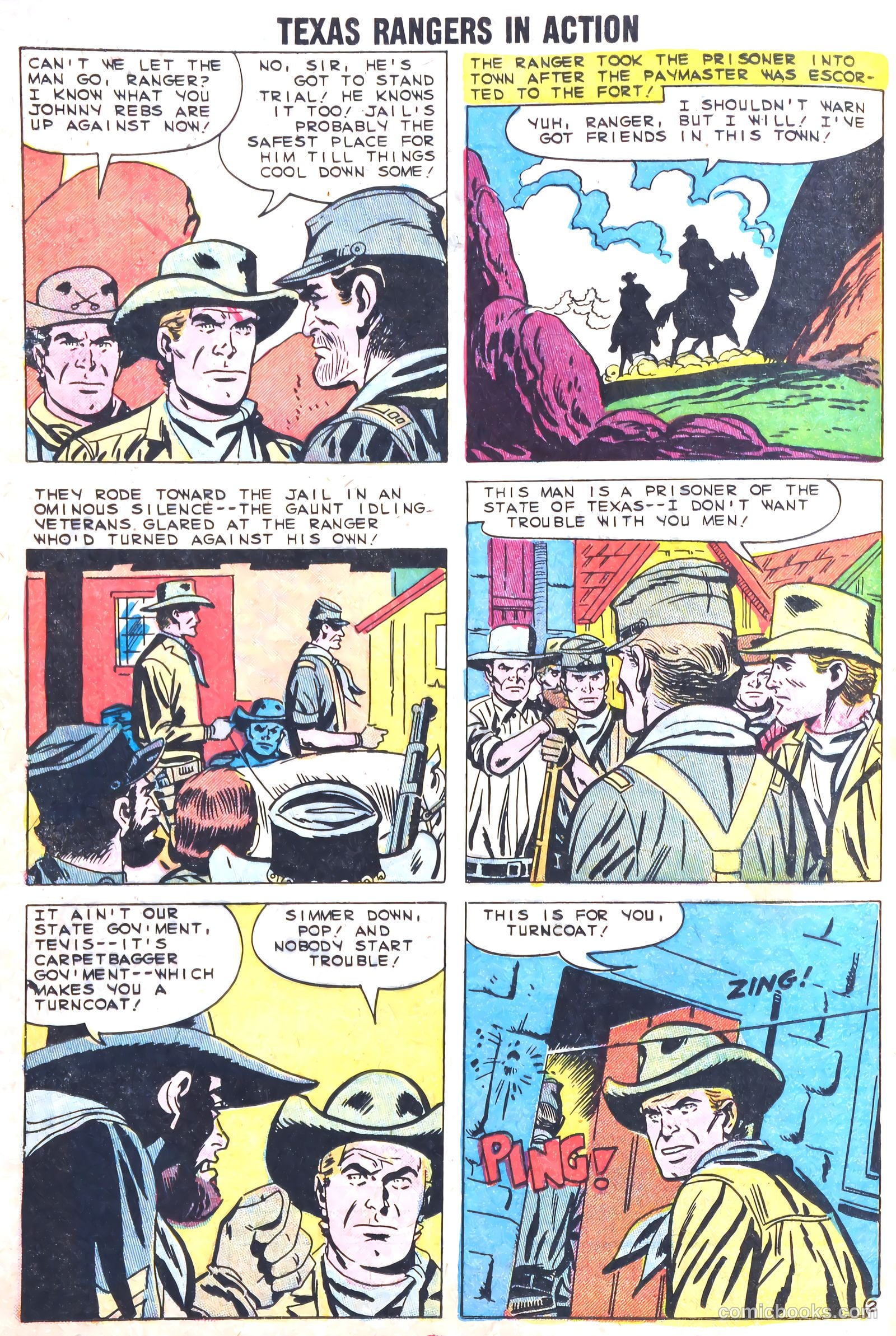 Texas Rangers in Action #18 (1959) — page 16 of 35