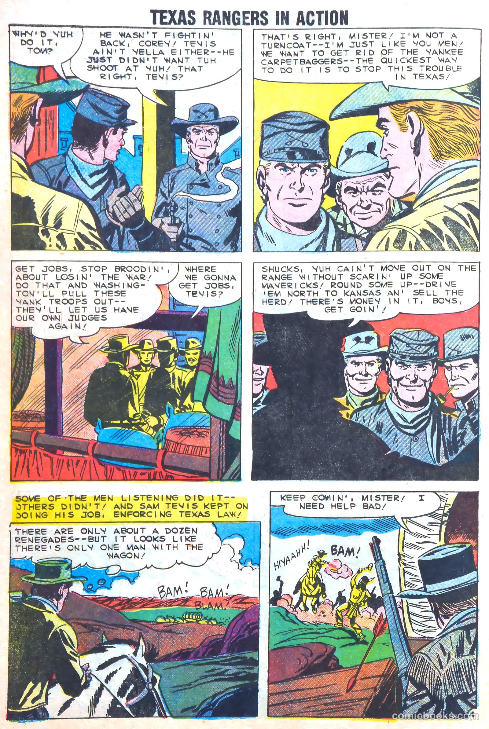 Texas Rangers in Action #18 (1959) — page 18 of 35