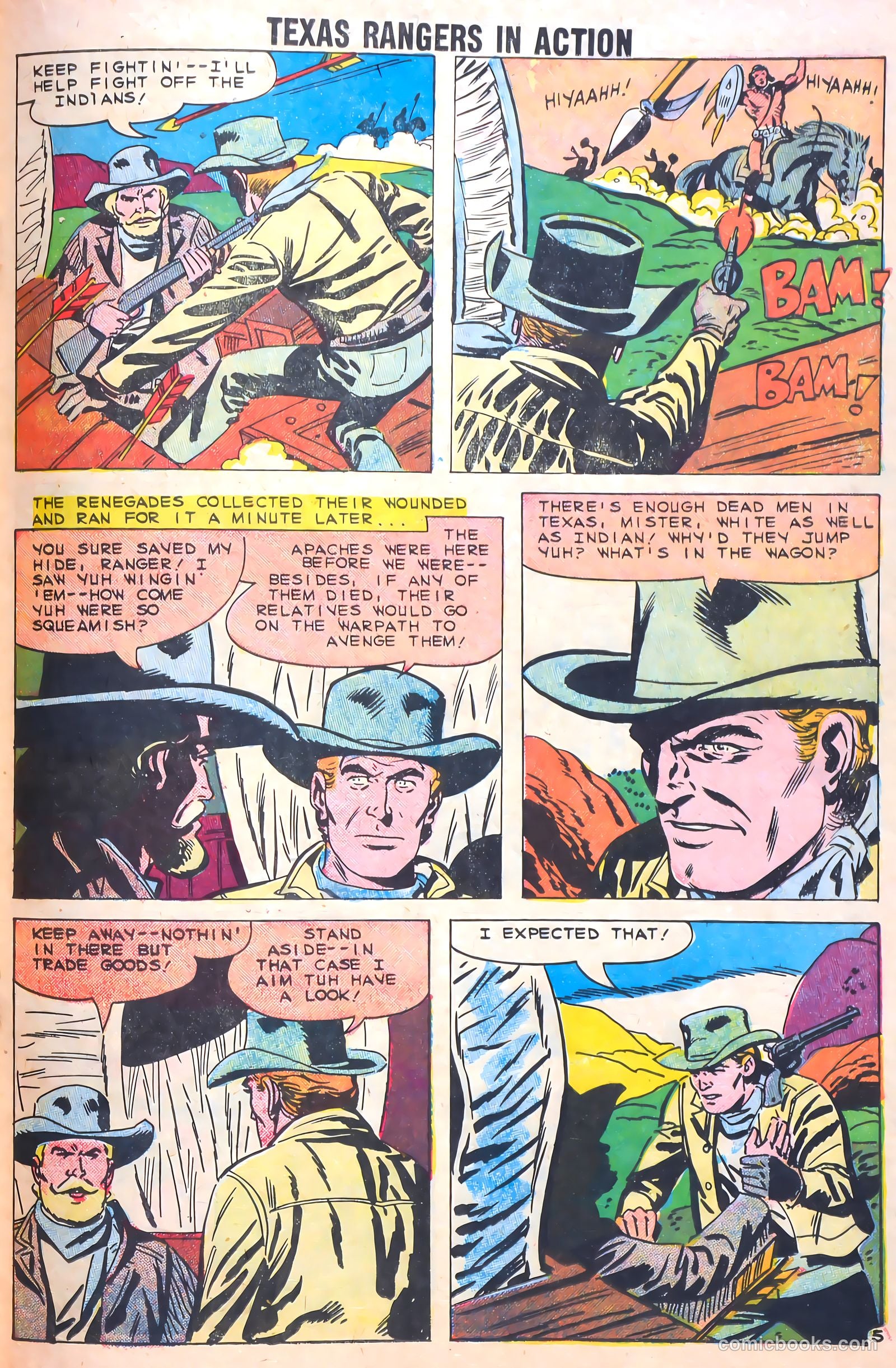 Texas Rangers in Action #18 (1959) — page 19 of 35
