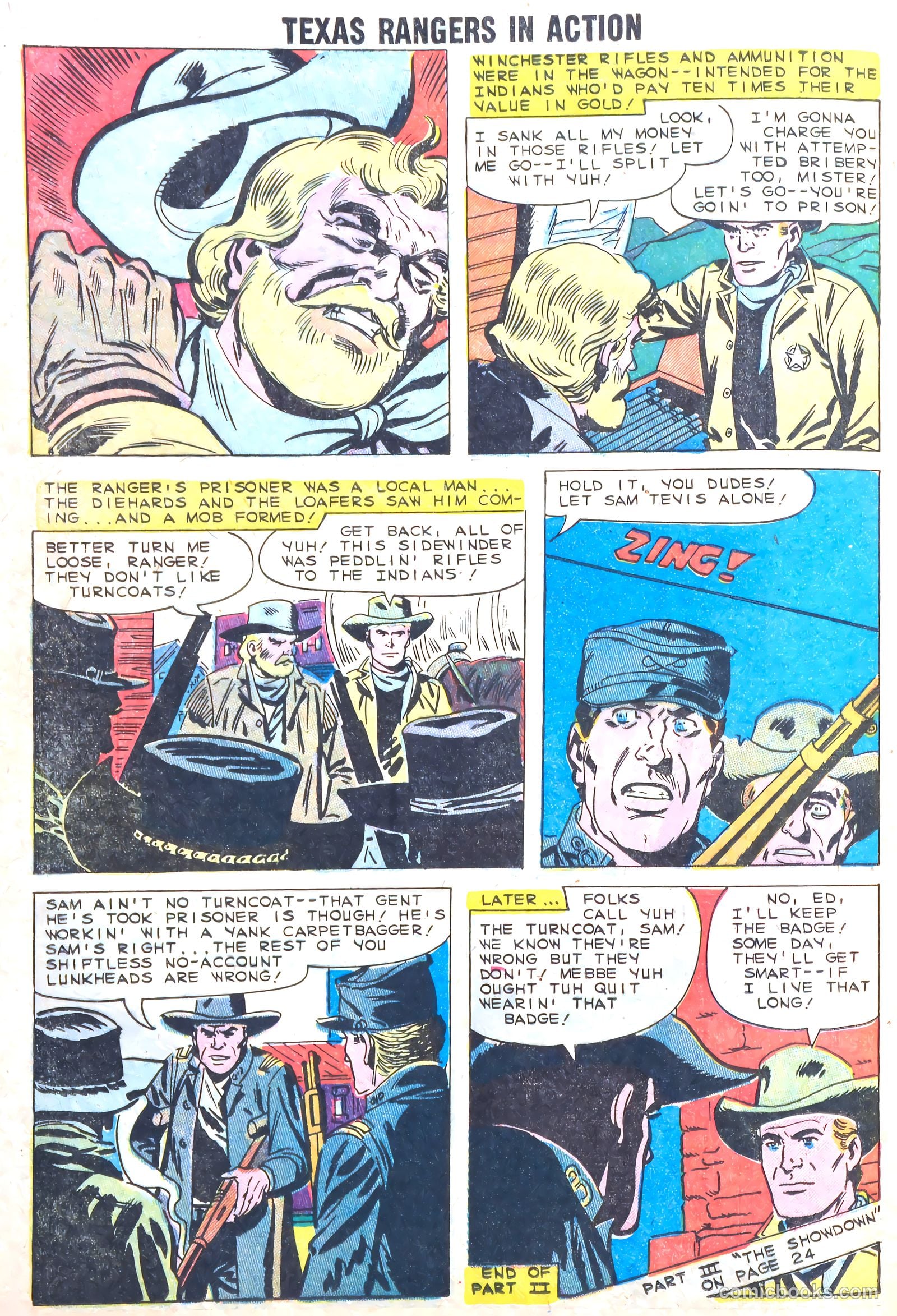 Texas Rangers in Action #18 (1959) — page 20 of 35