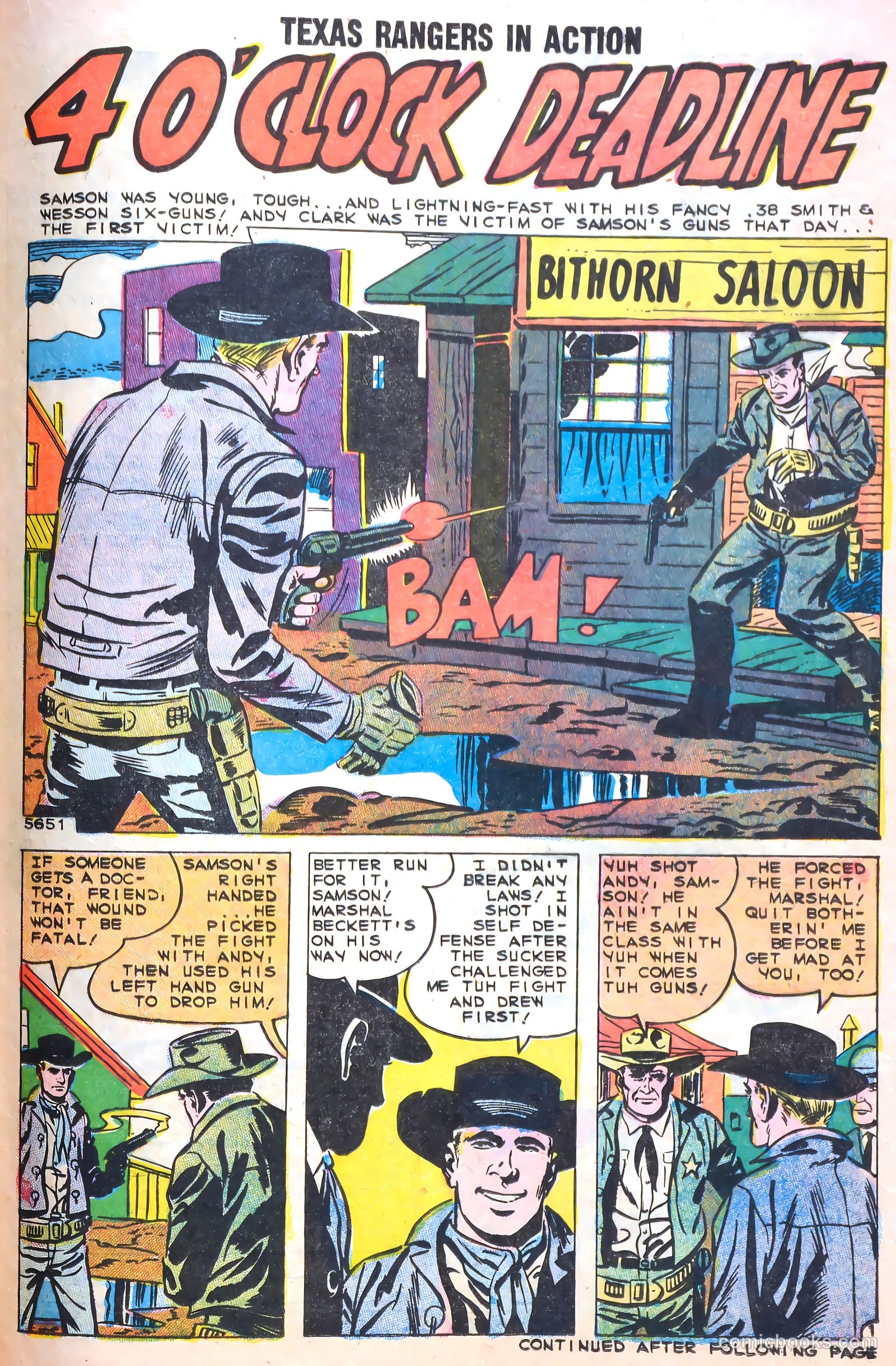 Texas Rangers in Action #18 (1959) — page 21 of 35