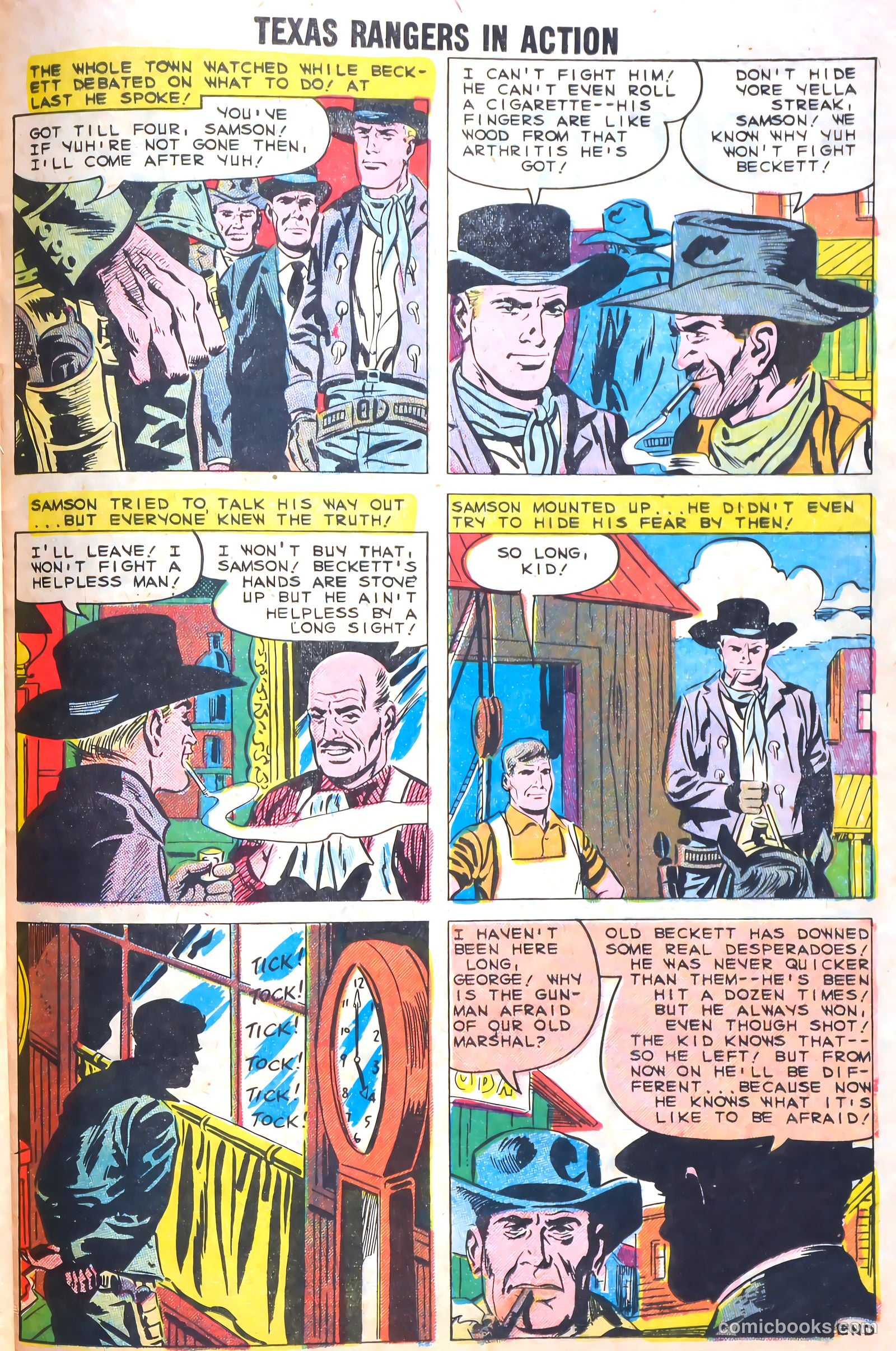 Texas Rangers in Action #18 (1959) — page 23 of 35