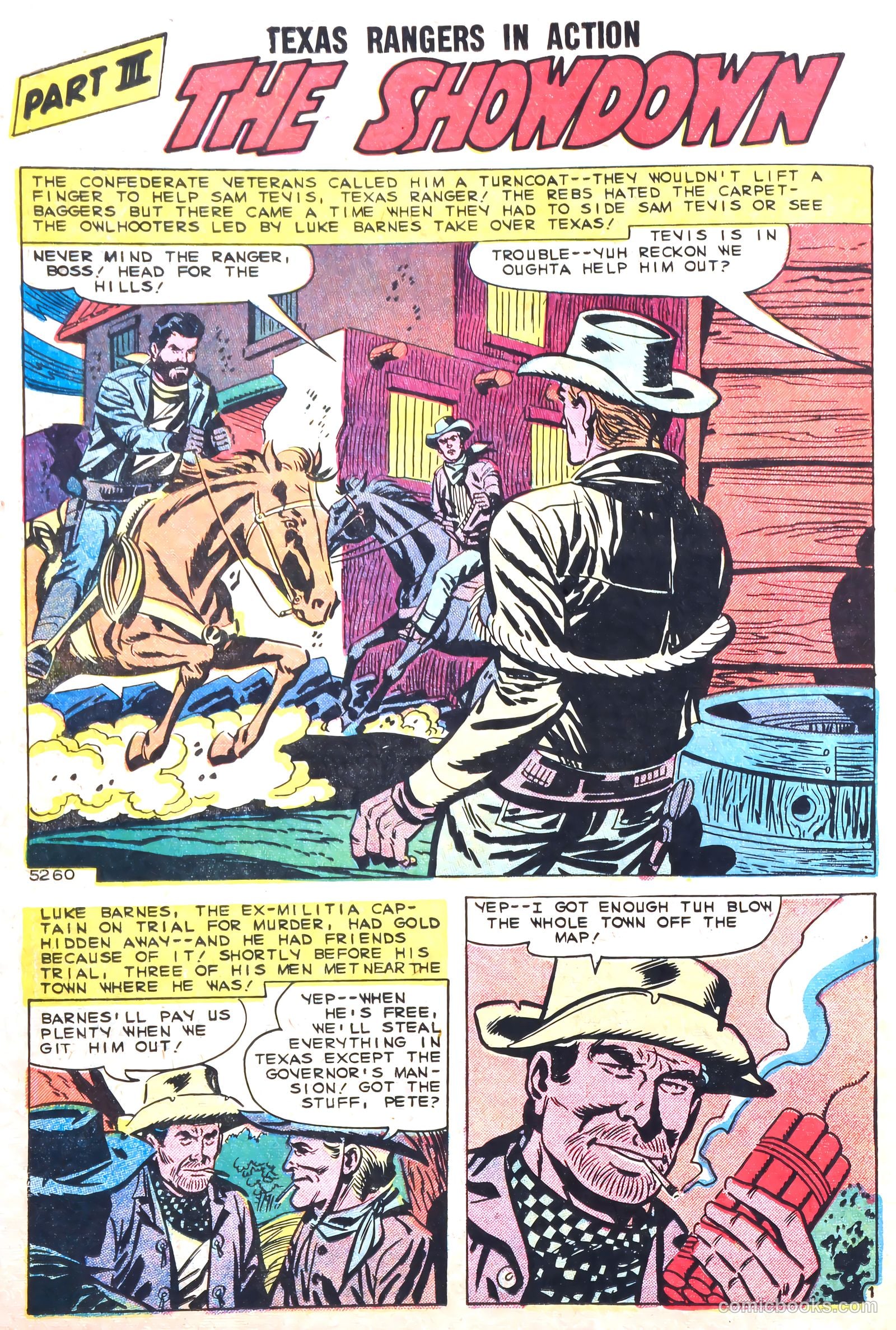 Texas Rangers in Action #18 (1959) — page 25 of 35