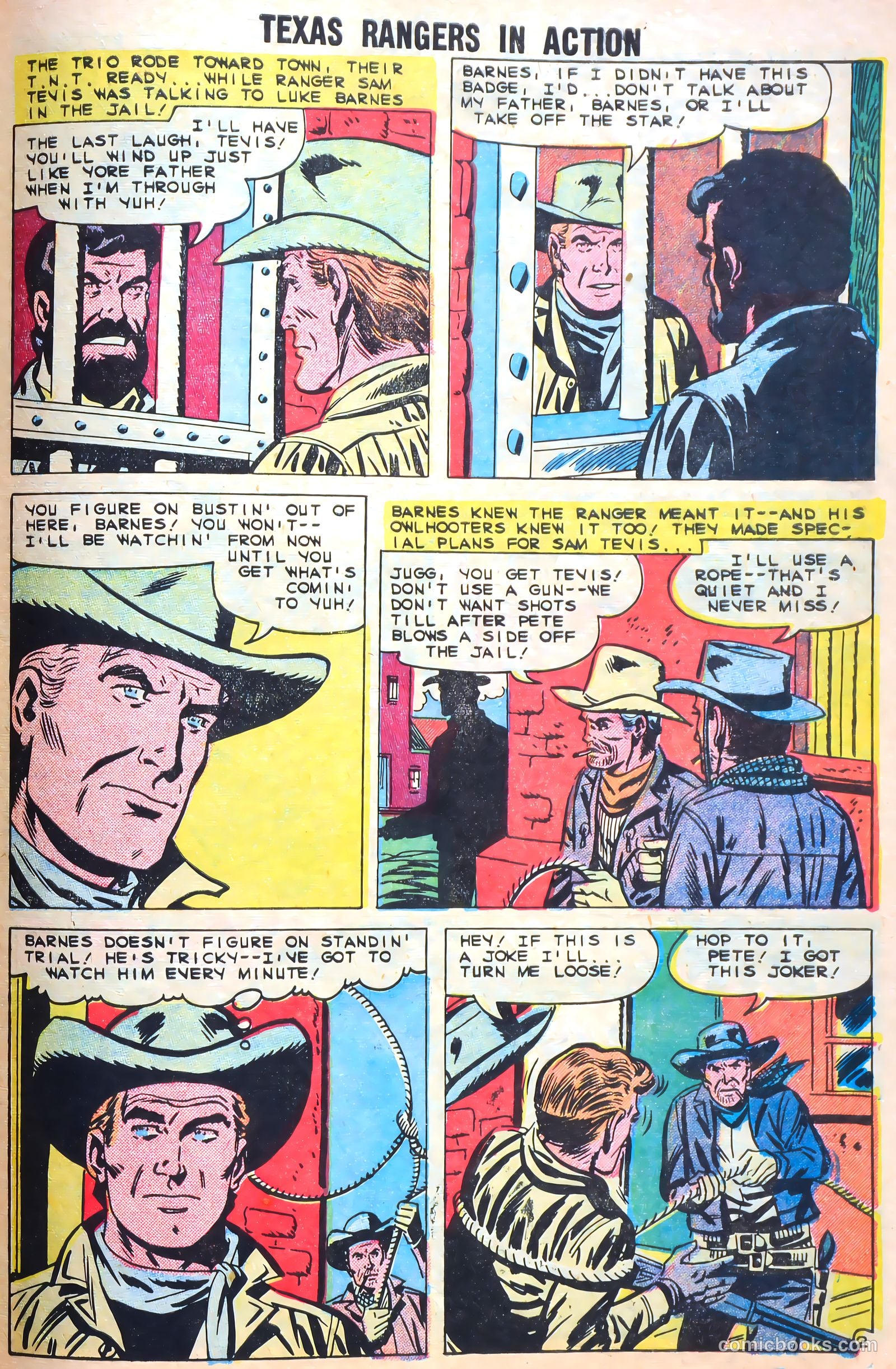 Texas Rangers in Action #18 (1959) — page 26 of 35