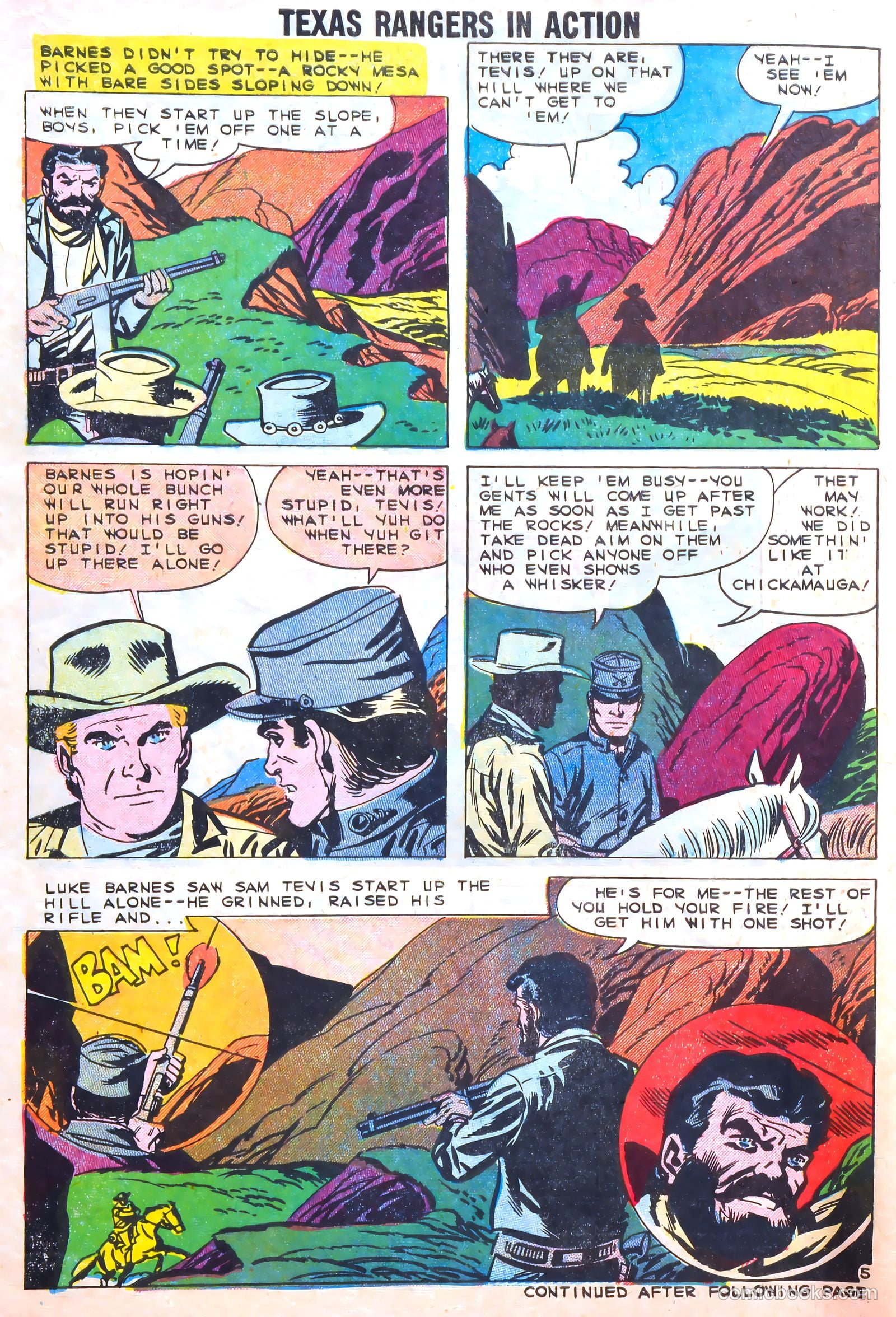 Texas Rangers in Action #18 (1959) — page 29 of 35