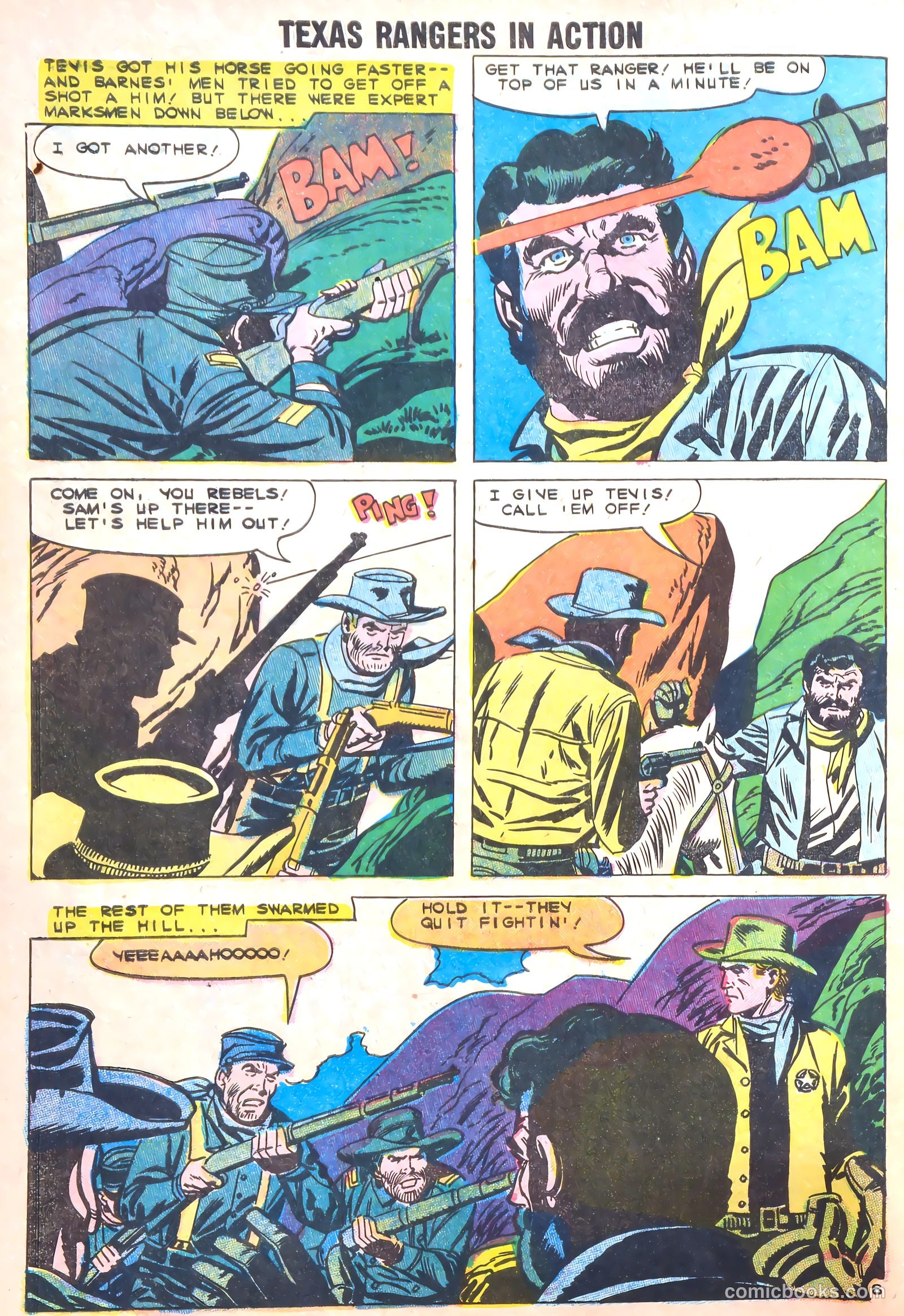 Texas Rangers in Action #18 (1959) — page 31 of 35