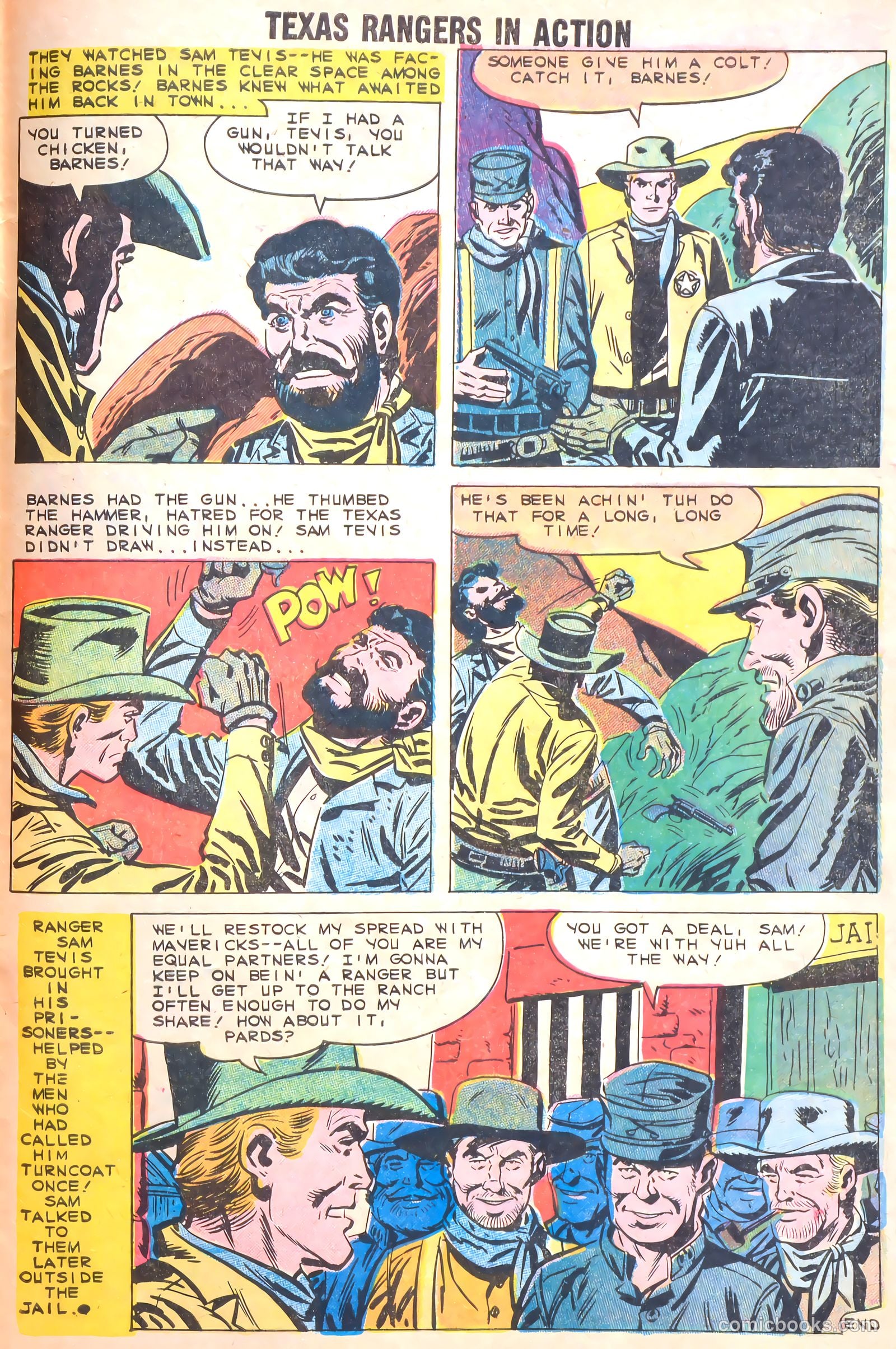 Texas Rangers in Action #18 (1959) — page 32 of 35