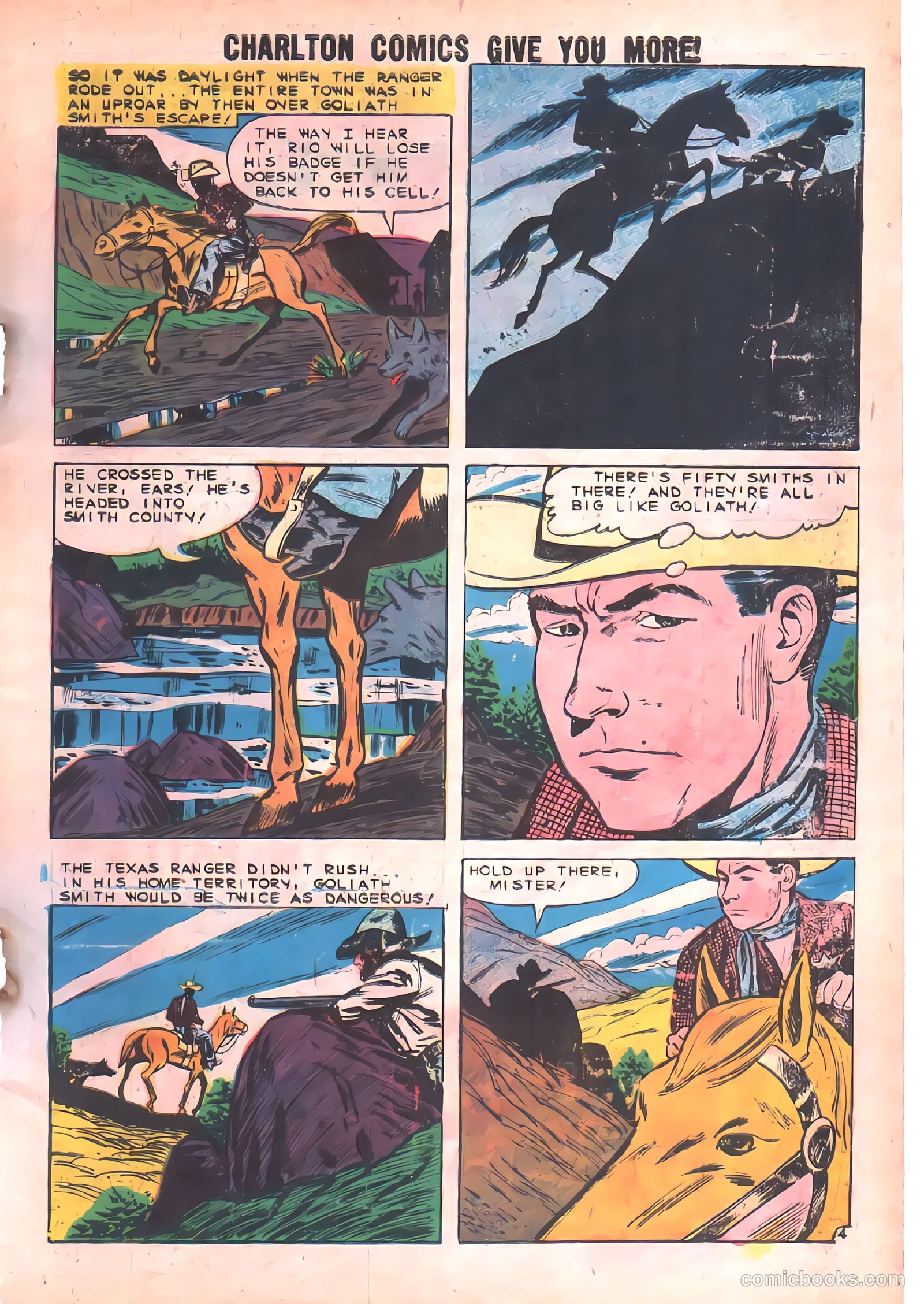 Texas Rangers in Action #19 (1959) — page 7 of 37