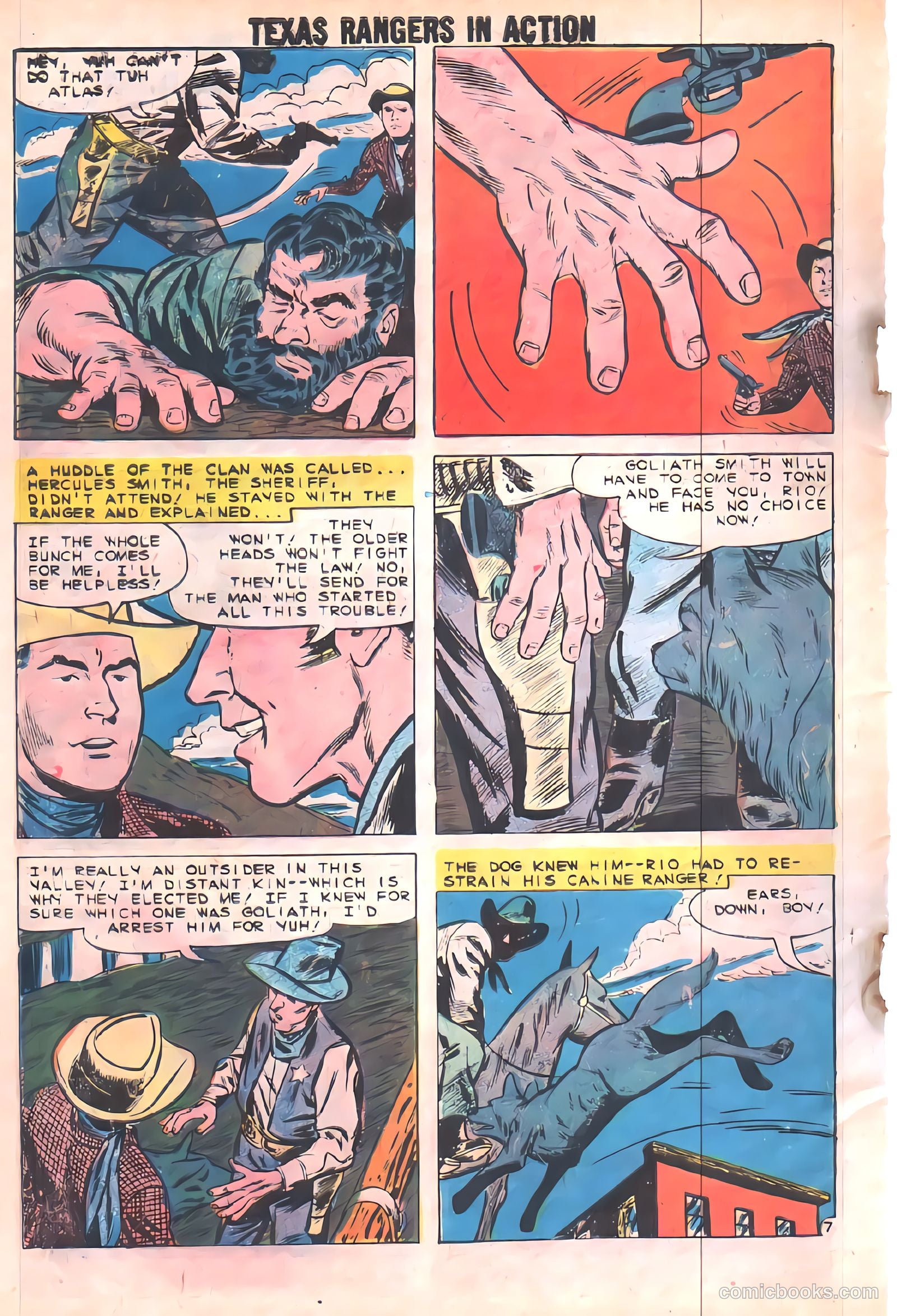 Texas Rangers in Action #19 (1959) — page 10 of 37