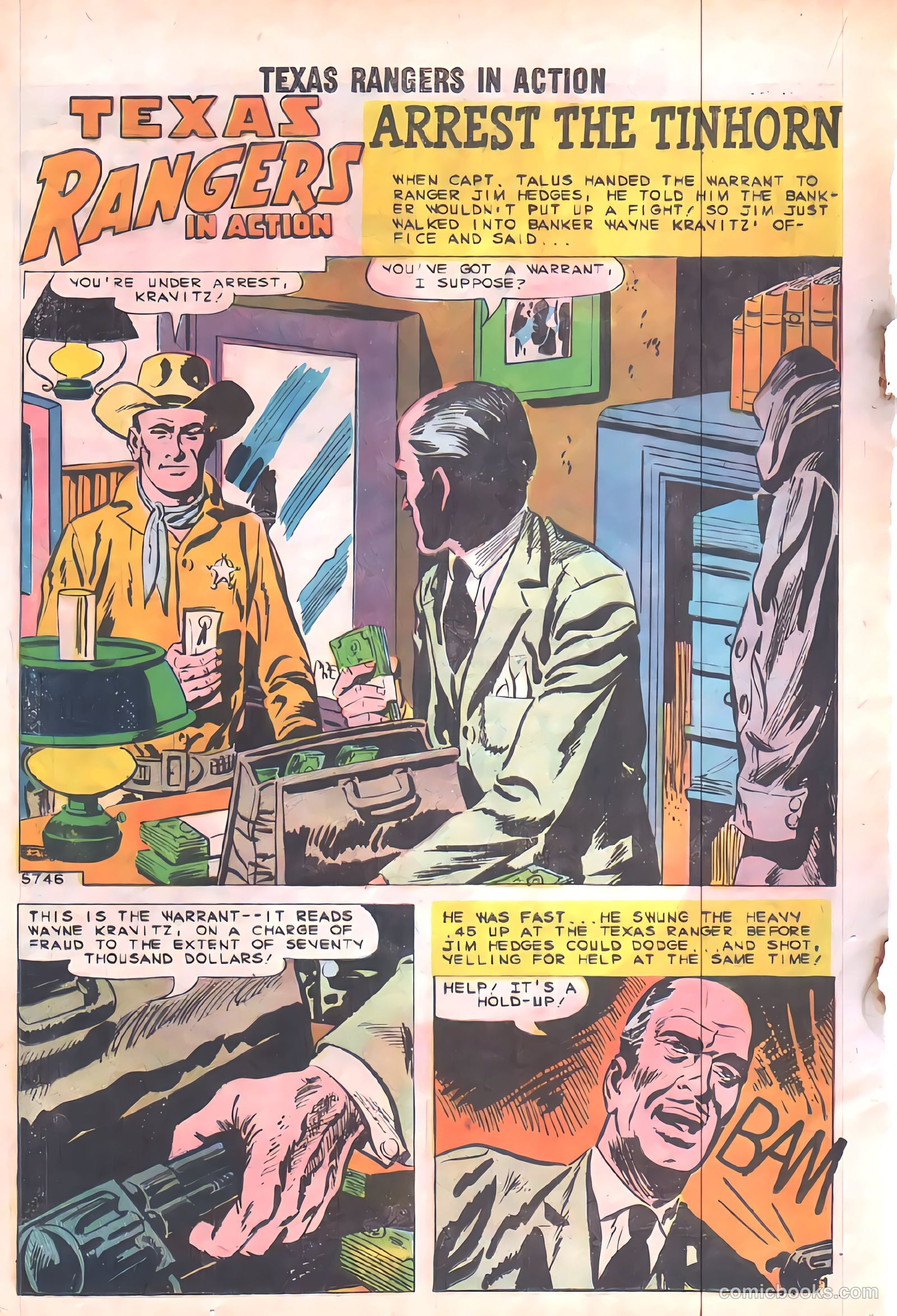 Texas Rangers in Action #19 (1959) — page 16 of 37