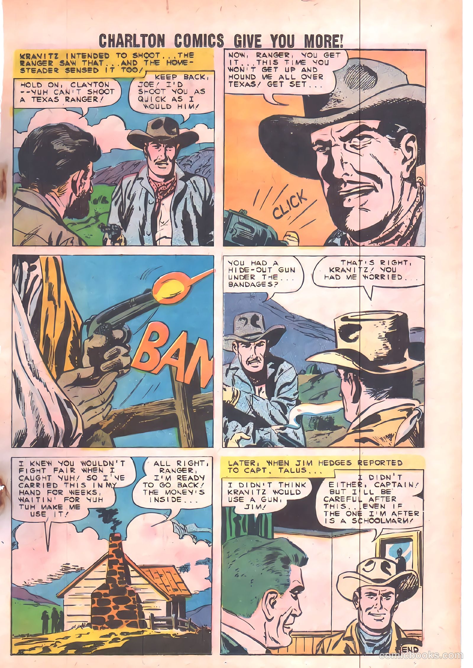 Texas Rangers in Action #19 (1959) — page 21 of 37