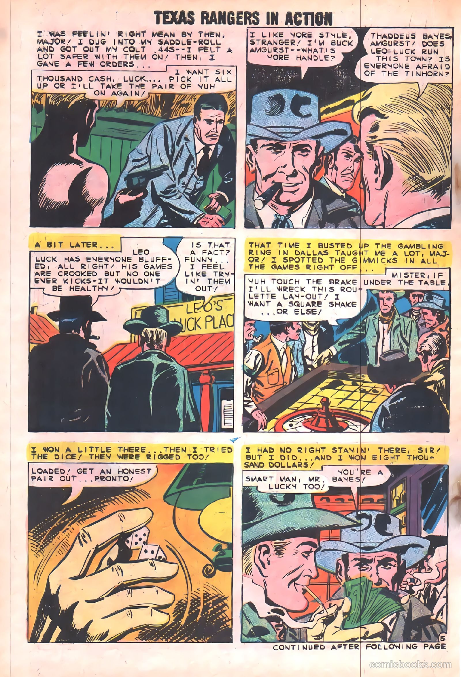 Texas Rangers in Action #19 (1959) — page 30 of 37