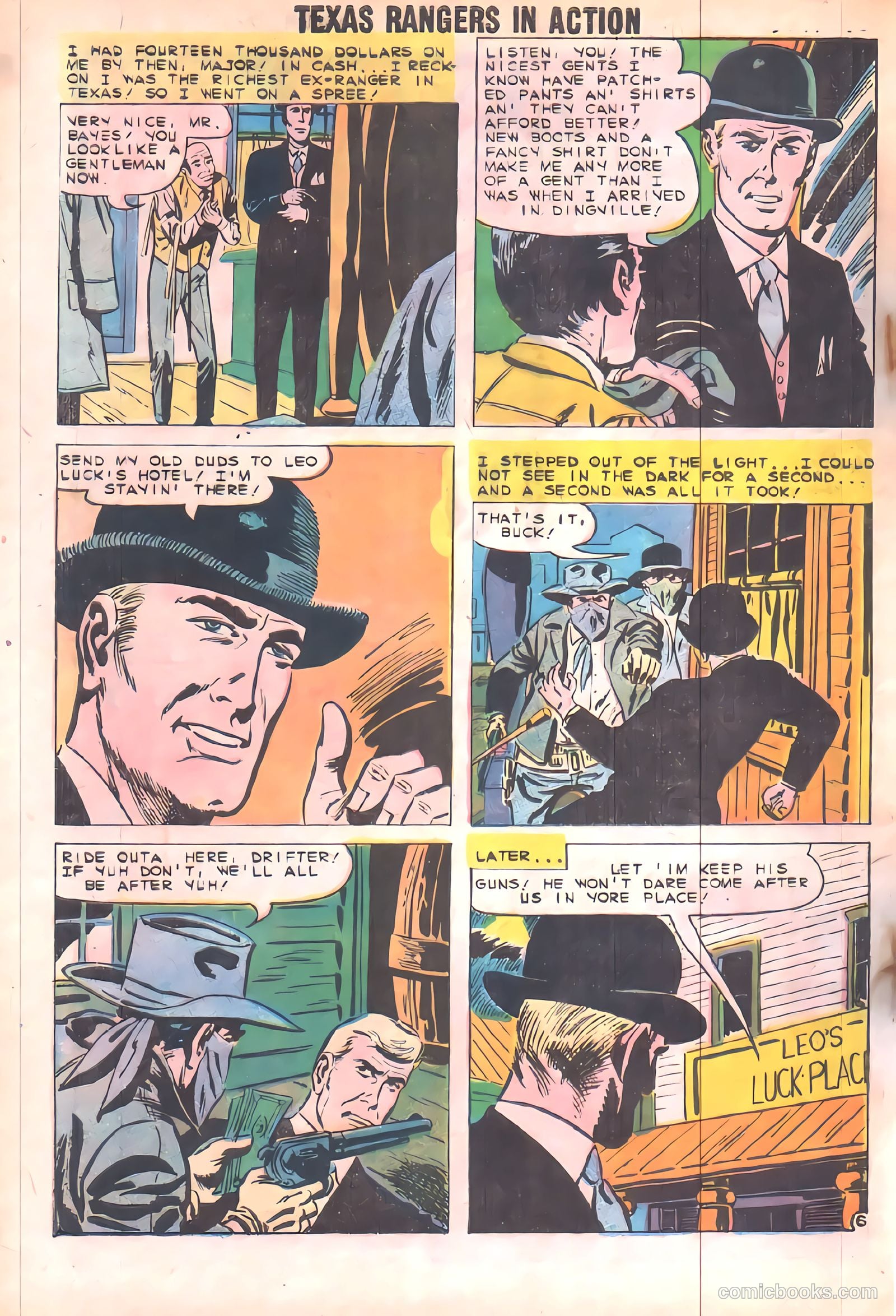 Texas Rangers in Action #19 (1959) — page 32 of 37
