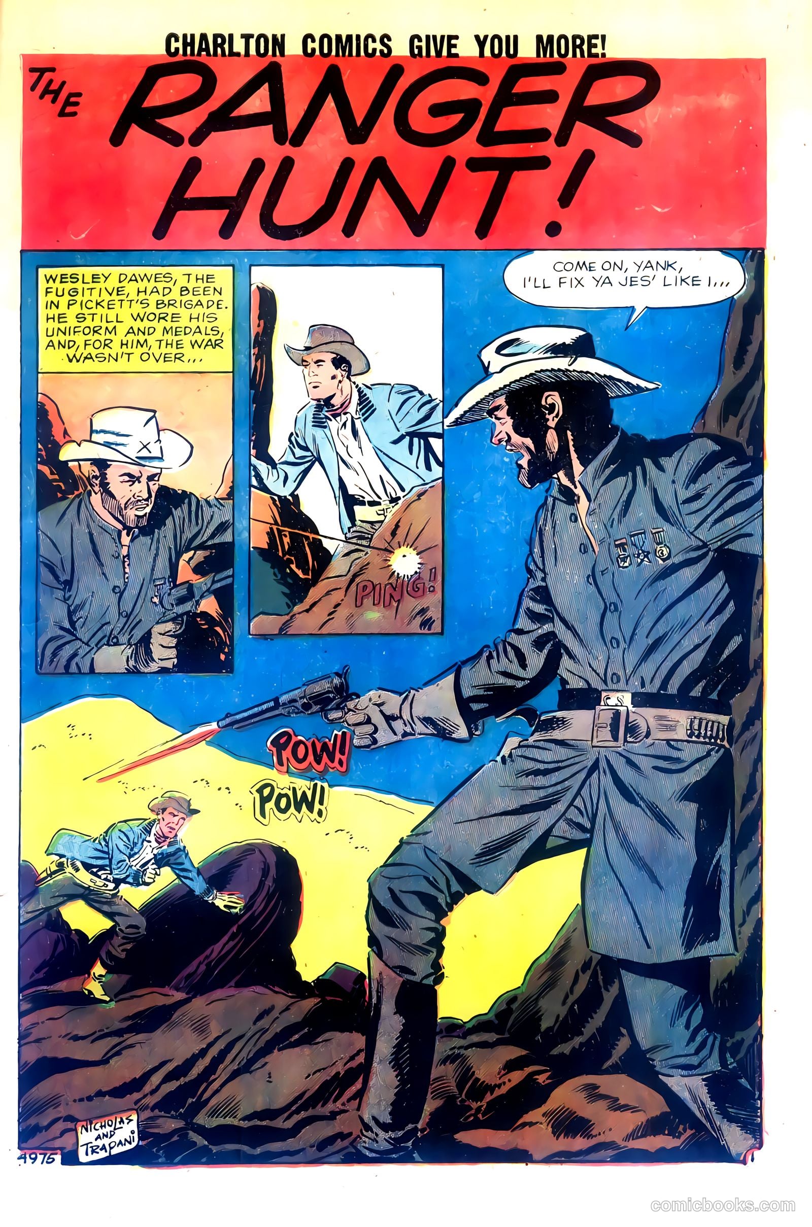 Texas Rangers in Action #20 (1960) — page 3 of 36