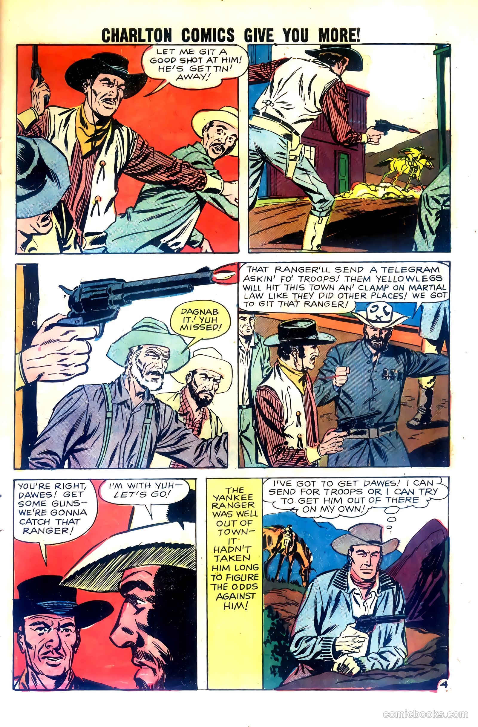 Texas Rangers in Action #20 (1960) — page 7 of 36