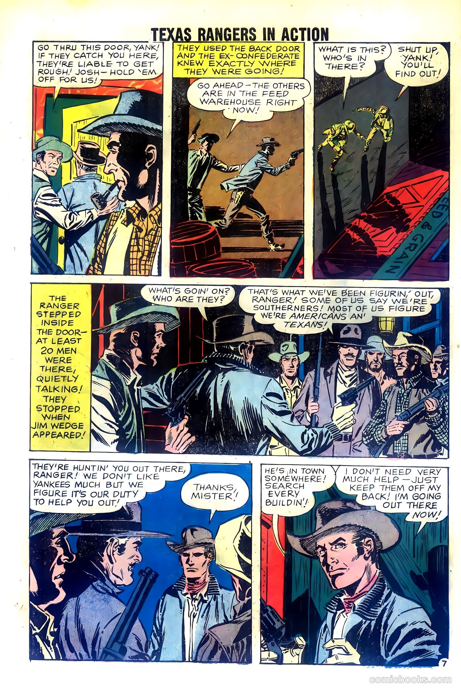 Texas Rangers in Action #20 (1960) — page 10 of 36