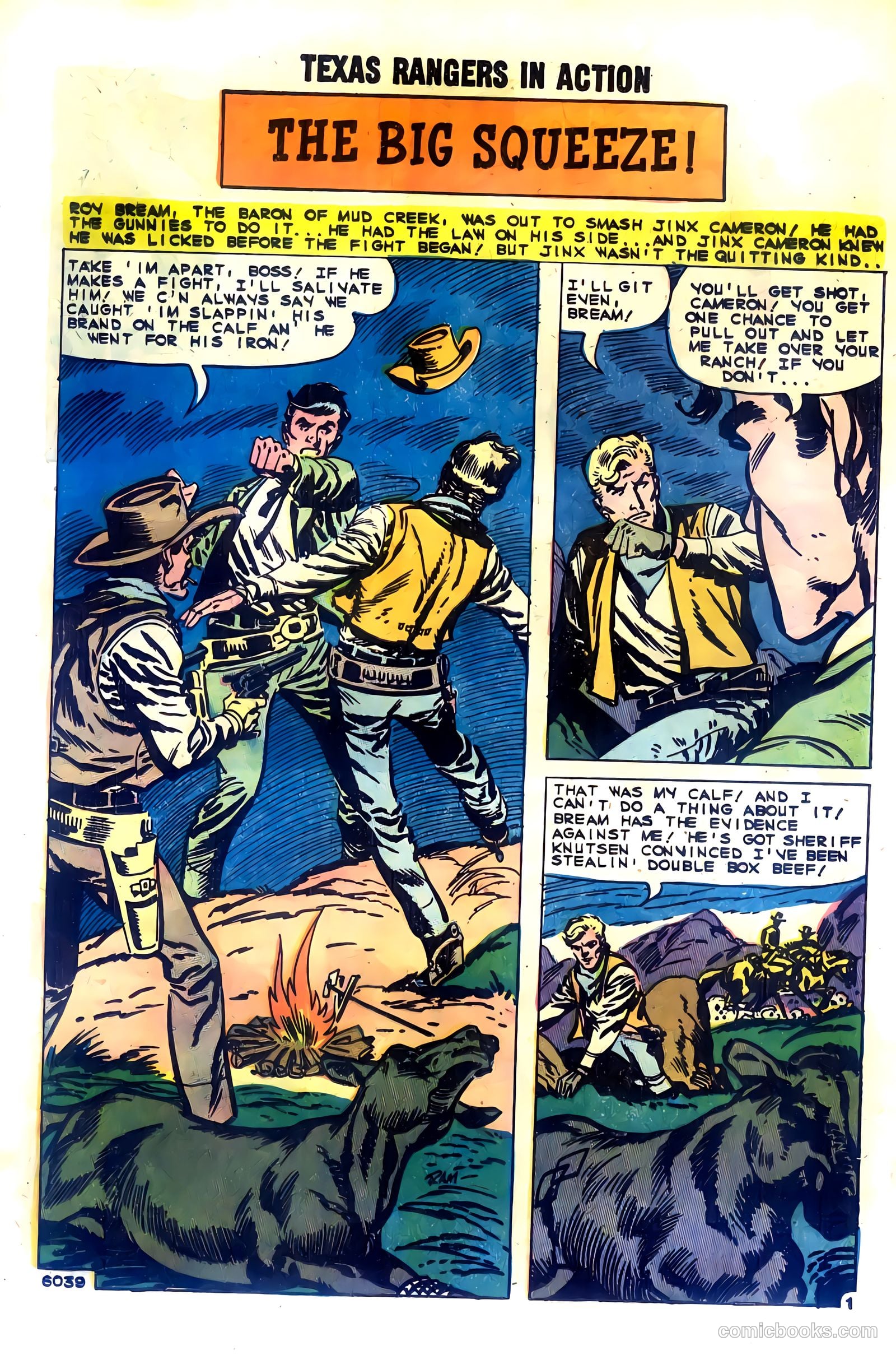 Texas Rangers in Action #20 (1960) — page 12 of 36
